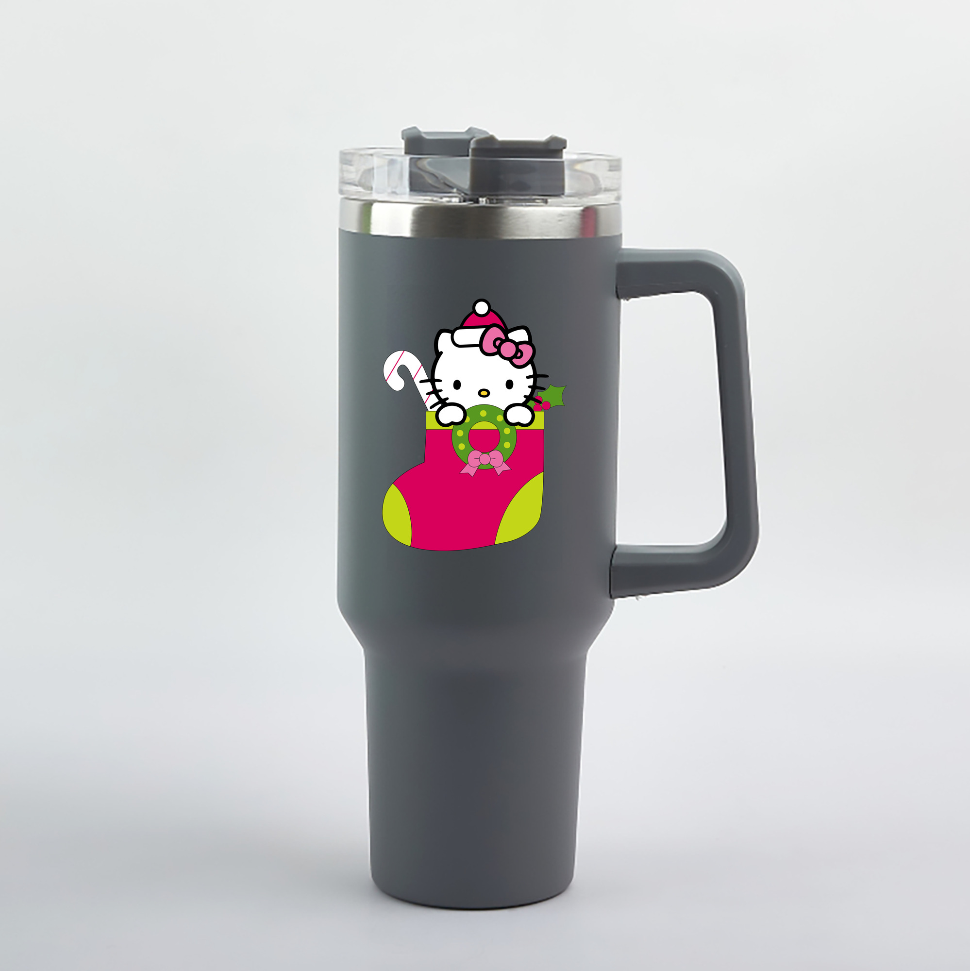 （画像用） Hello Kitty ハローキティ 1200mL車用タンブラー（カラープリント）