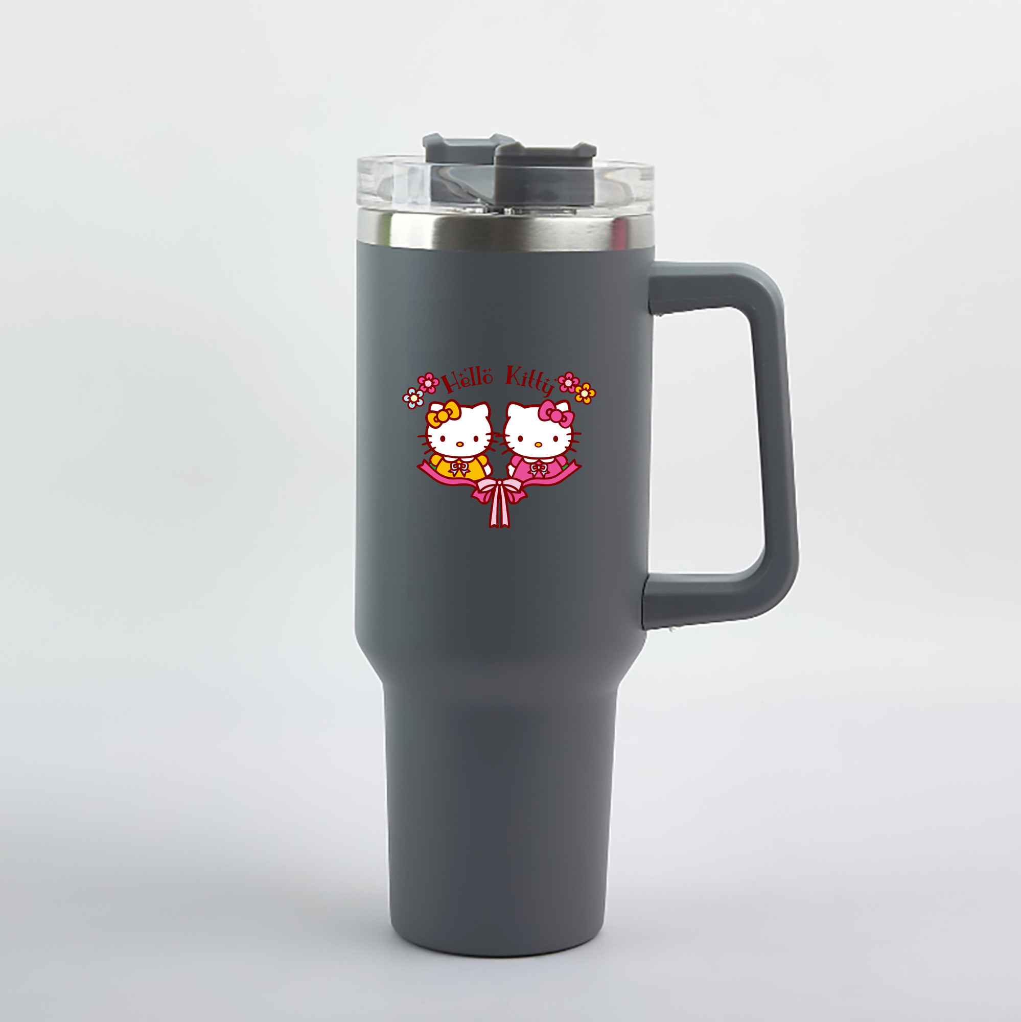 （画像用） Hello Kitty ハローキティ 1200mL車用タンブラー（カラープリント）