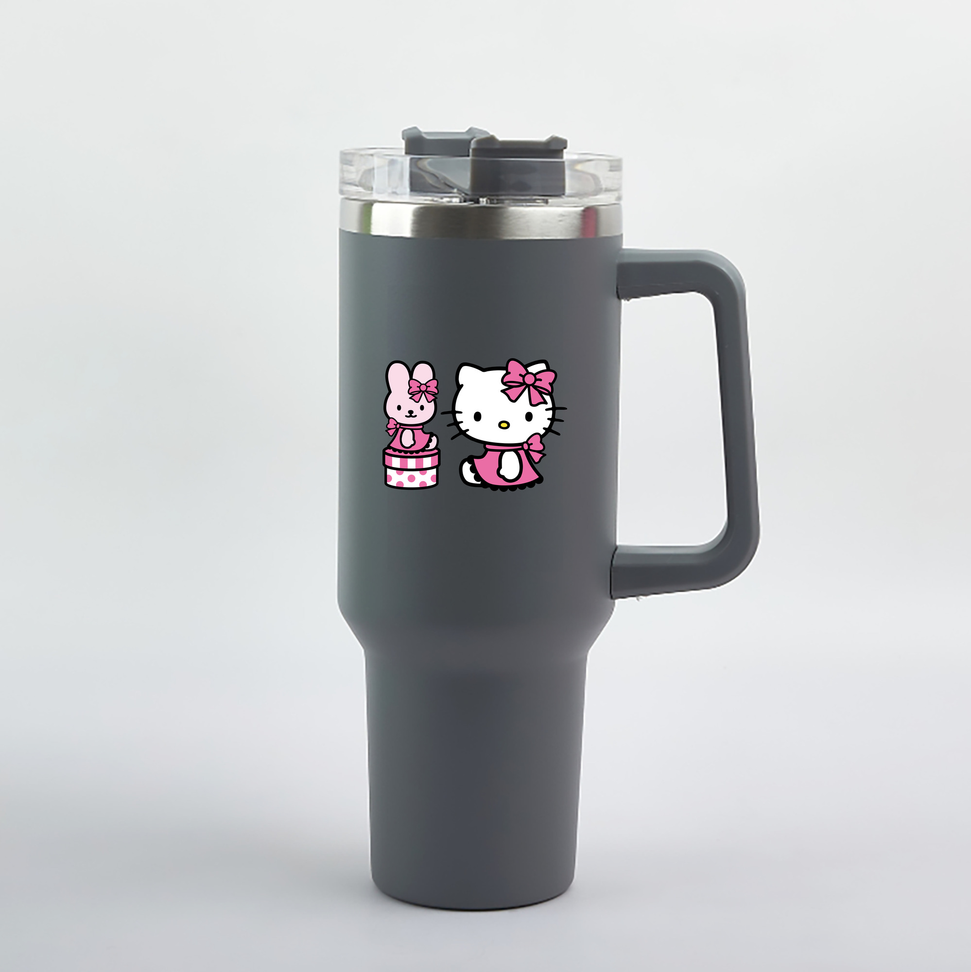 （画像用） Hello Kitty ハローキティ 1200mL車用タンブラー（カラープリント）