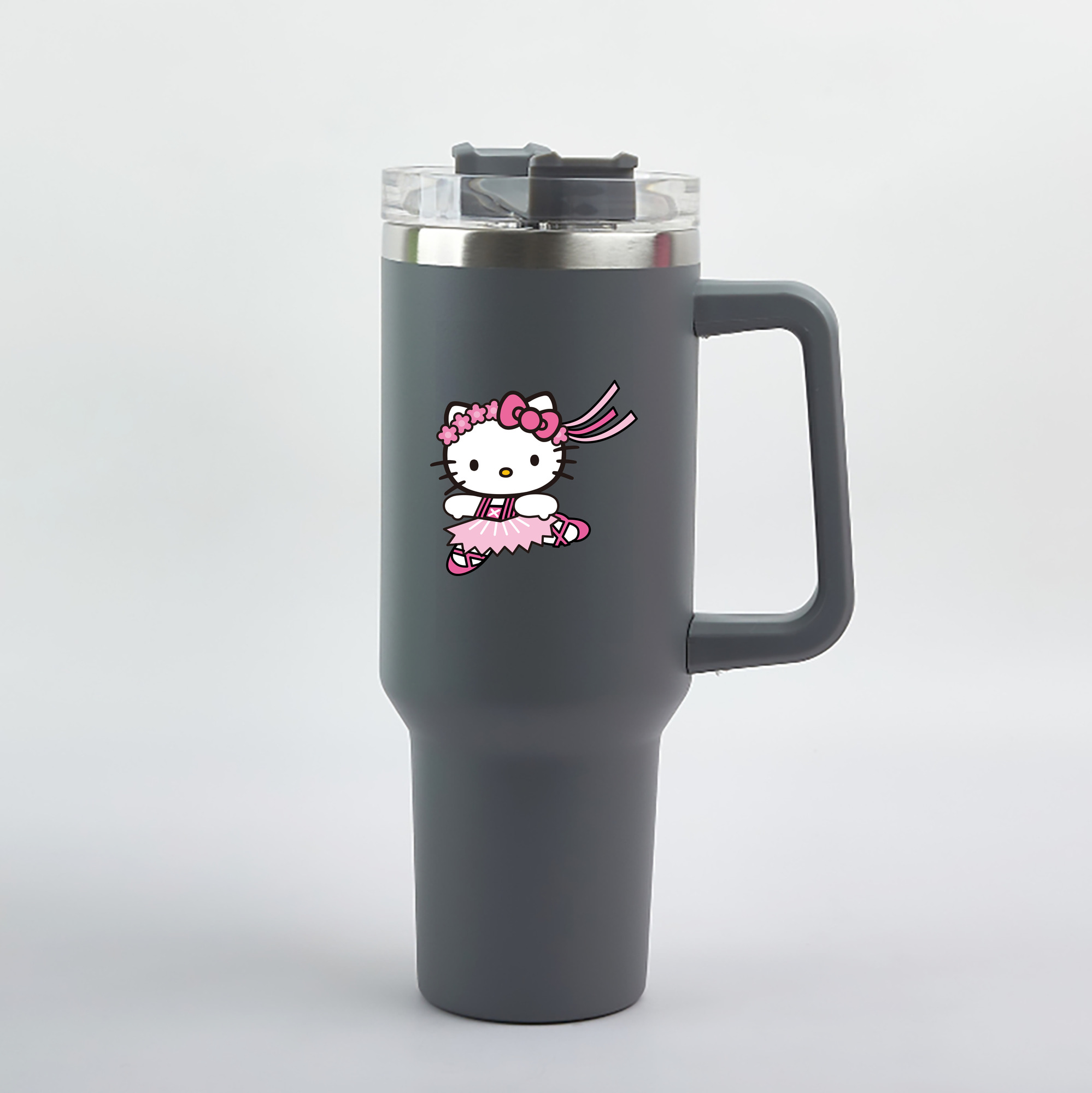（画像用） Hello Kitty ハローキティ 1200mL車用タンブラー（カラープリント）