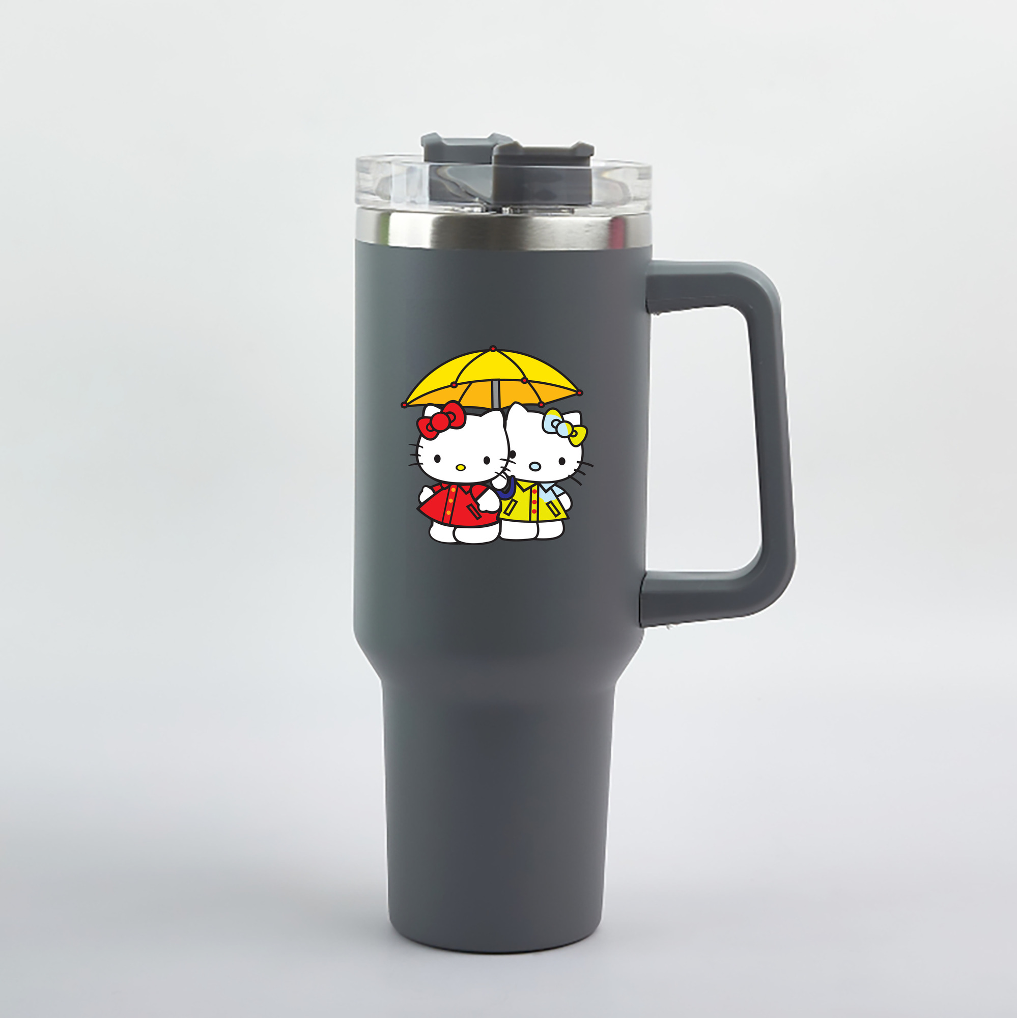 （画像用） Hello Kitty ハローキティ 1200mL車用タンブラー（カラープリント）