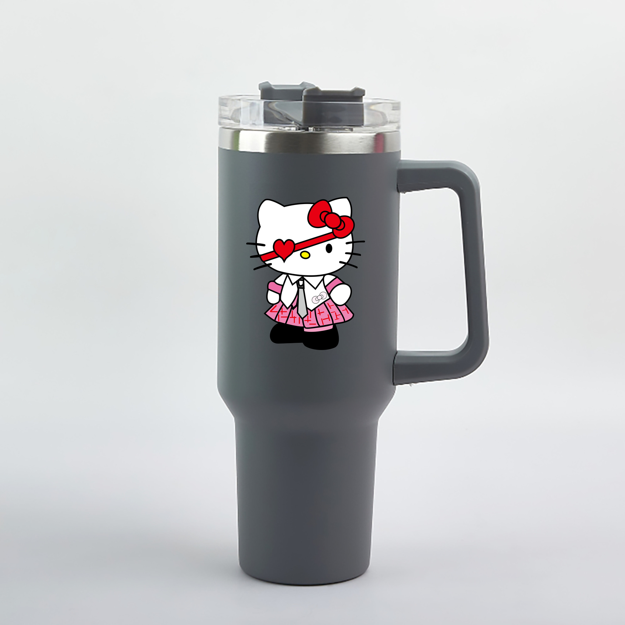 （画像用） Hello Kitty ハローキティ 1200mL車用タンブラー（カラープリント）