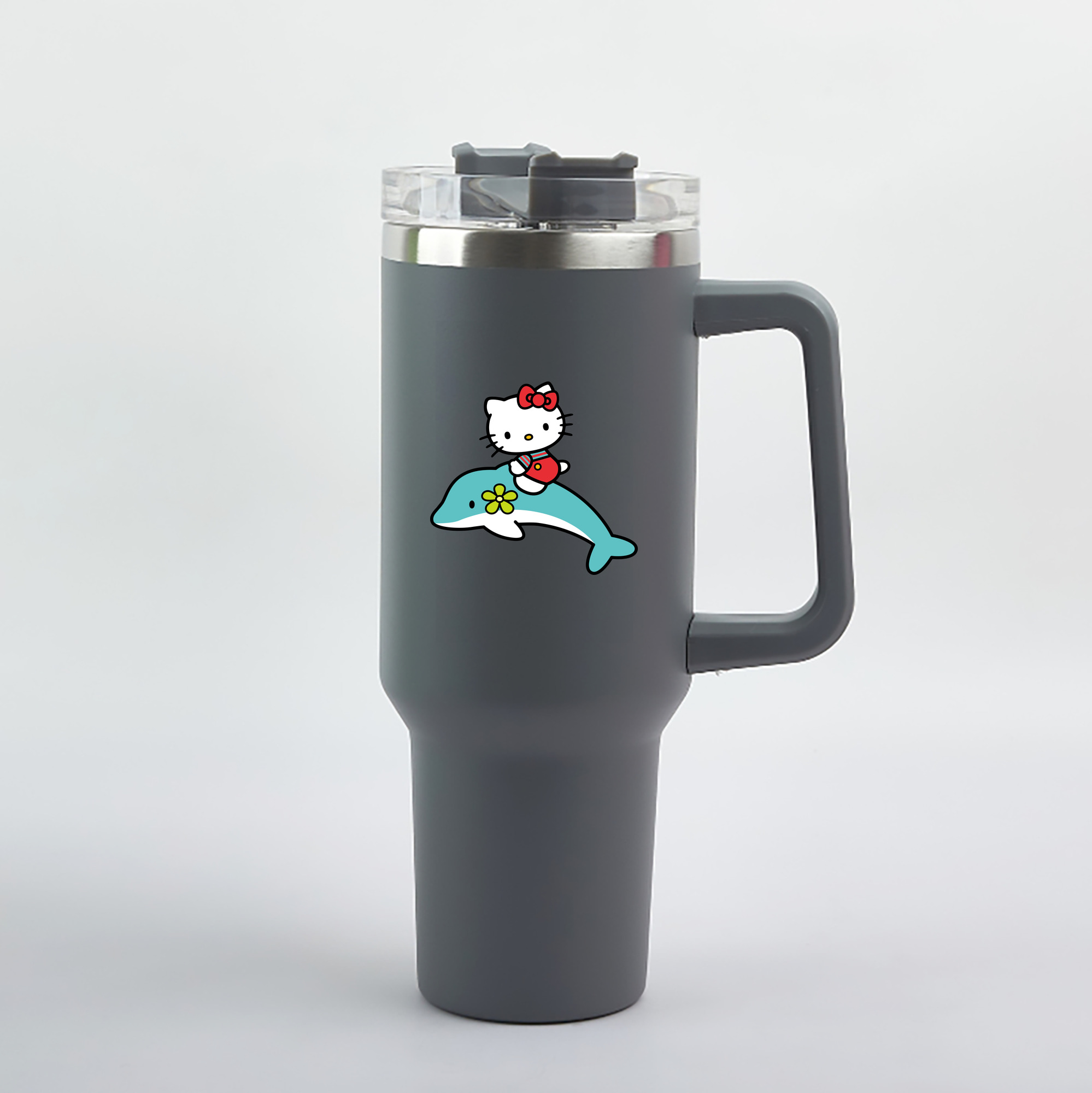 （画像用） Hello Kitty ハローキティ 1200mL車用タンブラー（カラープリント）