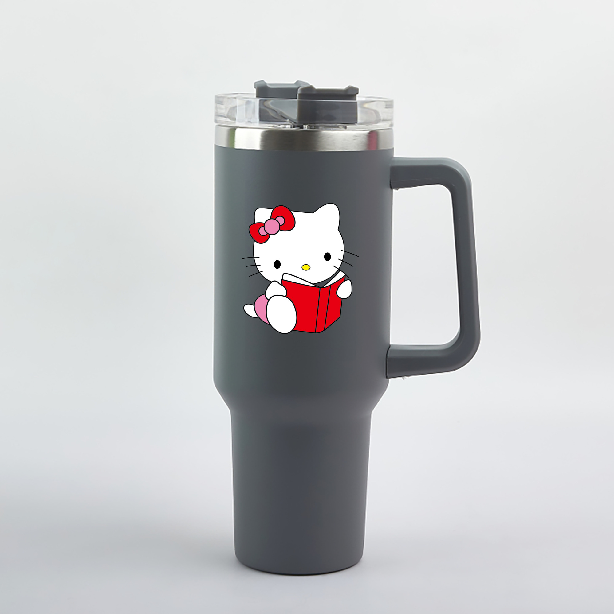 （画像用） Hello Kitty ハローキティ 1200mL車用タンブラー（カラープリント）