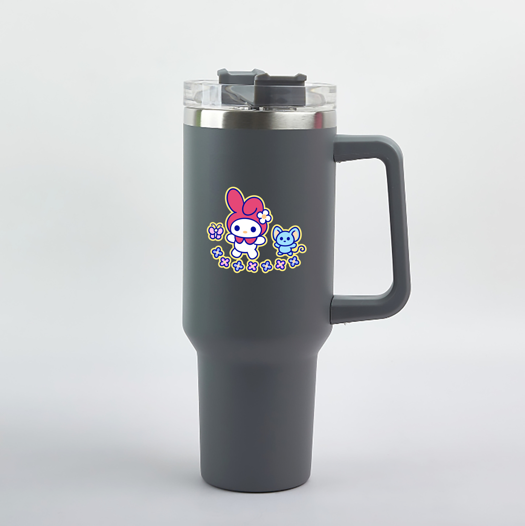 （画像用） Hello Kitty ハローキティ 1200mL車用タンブラー（カラープリント）