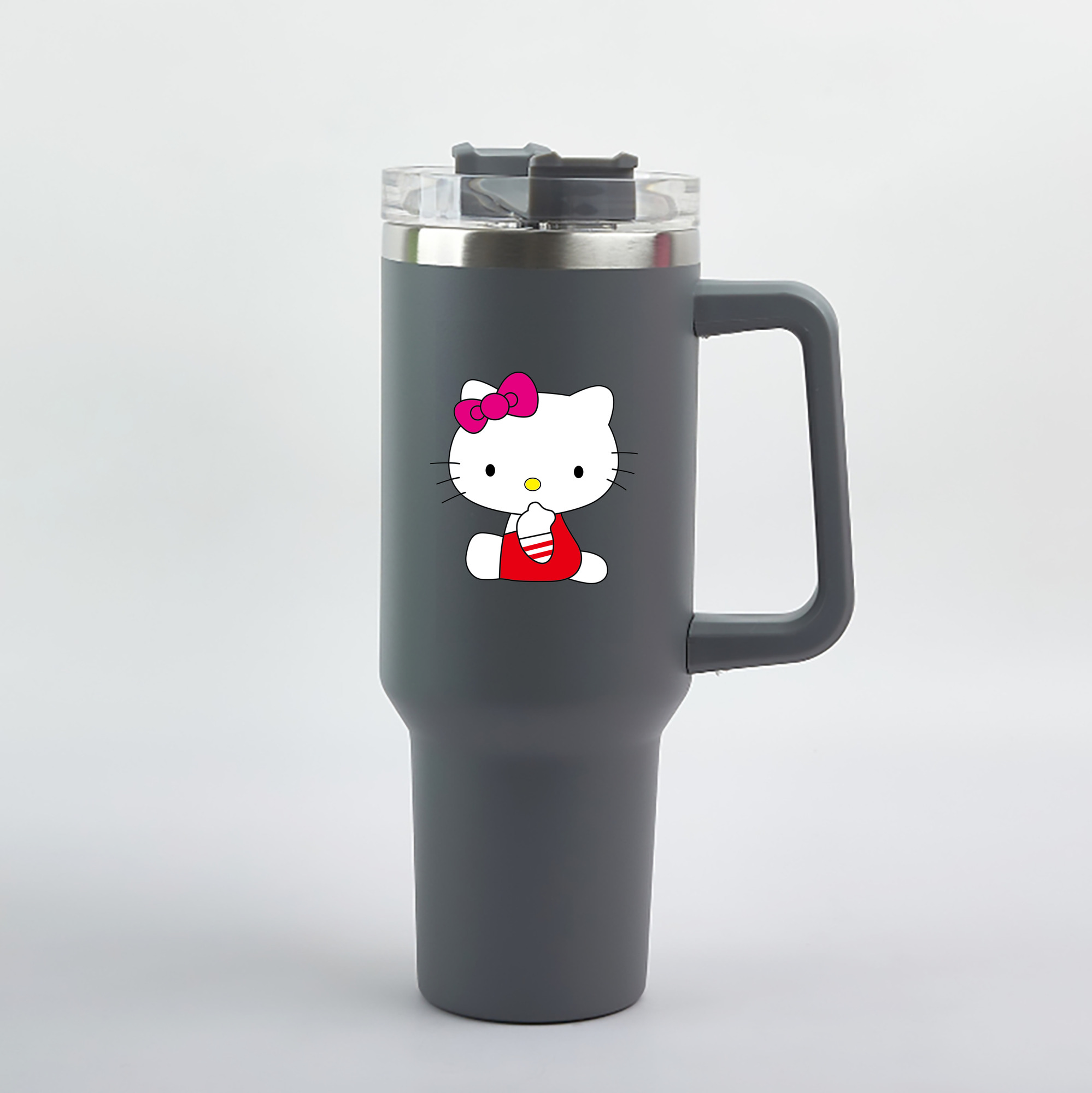 （画像用） Hello Kitty ハローキティ 1200mL車用タンブラー（カラープリント）