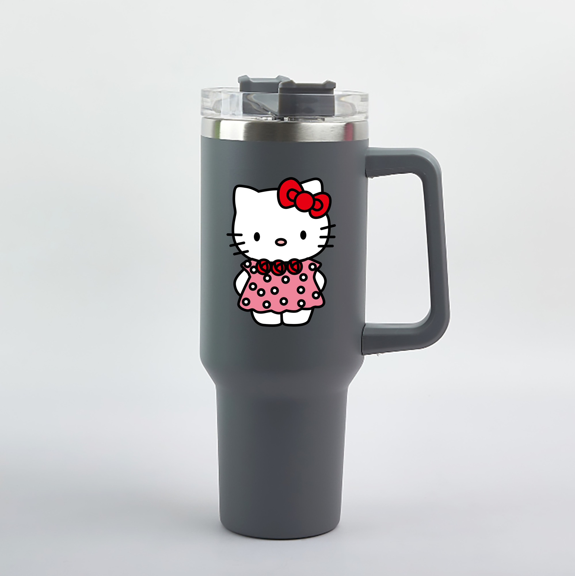 （画像用） Hello Kitty ハローキティ 1200mL車用タンブラー（カラープリント）