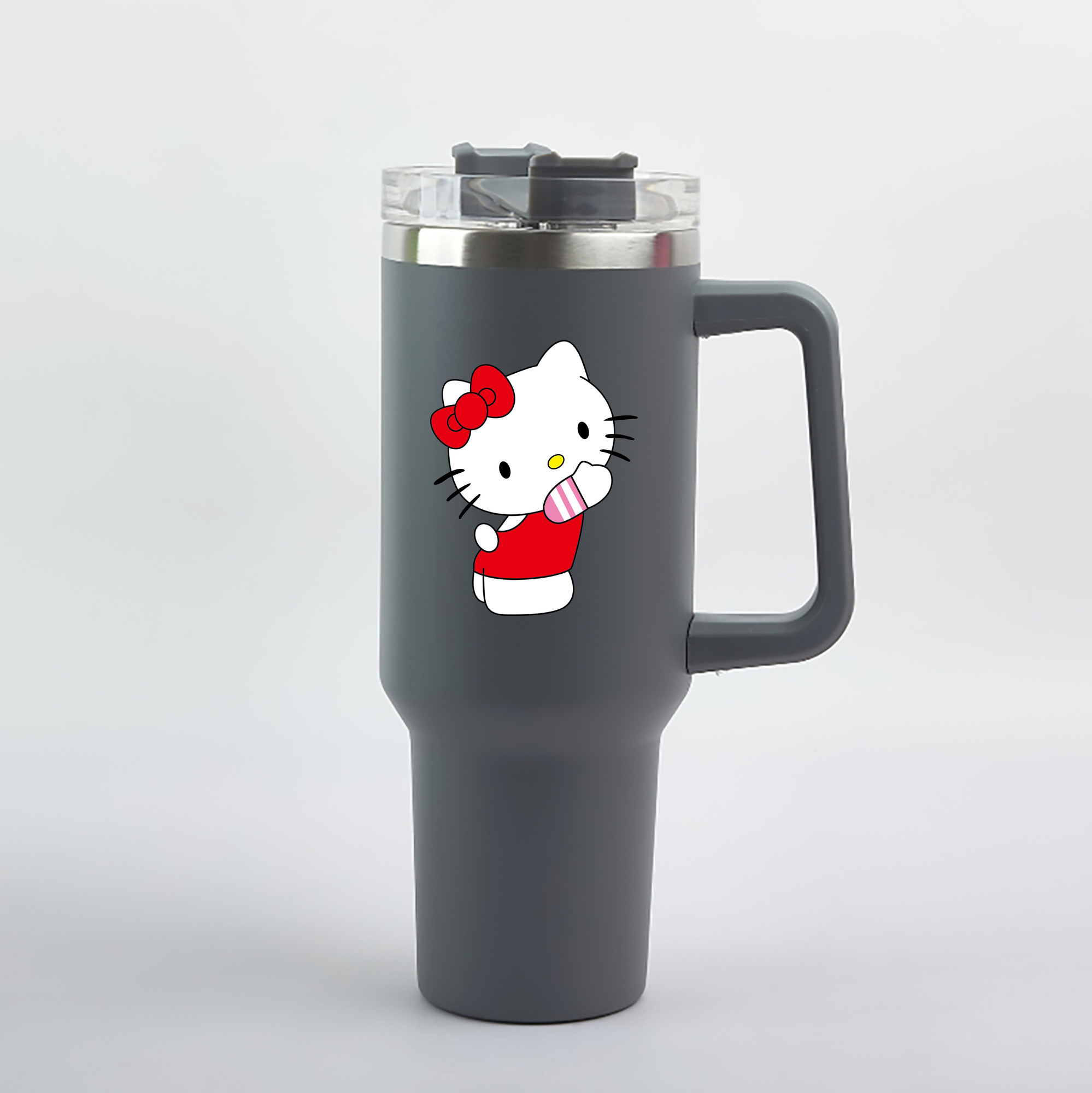 （画像用） Hello Kitty ハローキティ 1200mL車用タンブラー（カラープリント）