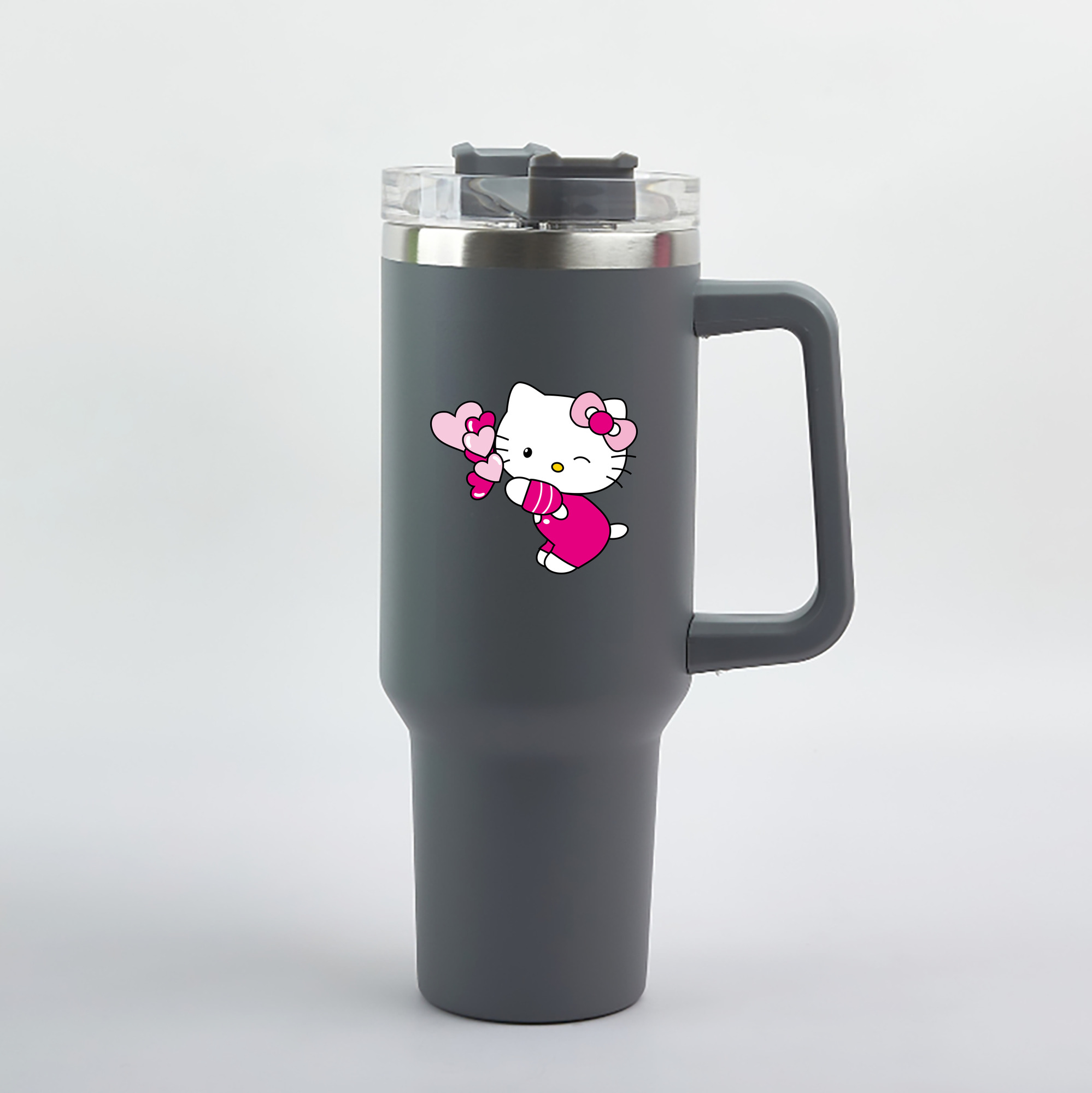 （画像用） Hello Kitty ハローキティ 1200mL車用タンブラー（カラープリント）