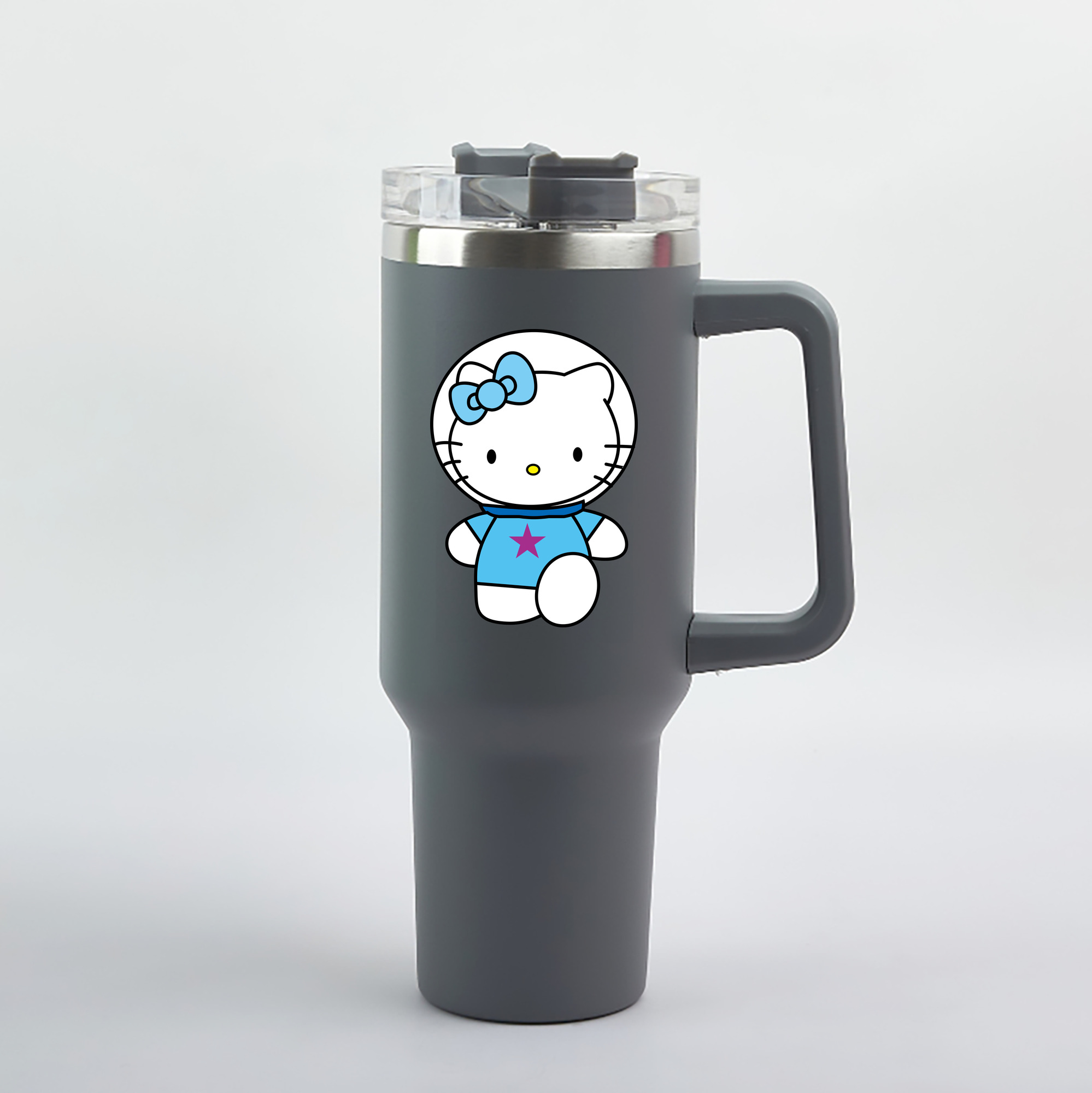 （画像用） Hello Kitty ハローキティ 1200mL車用タンブラー（カラープリント）