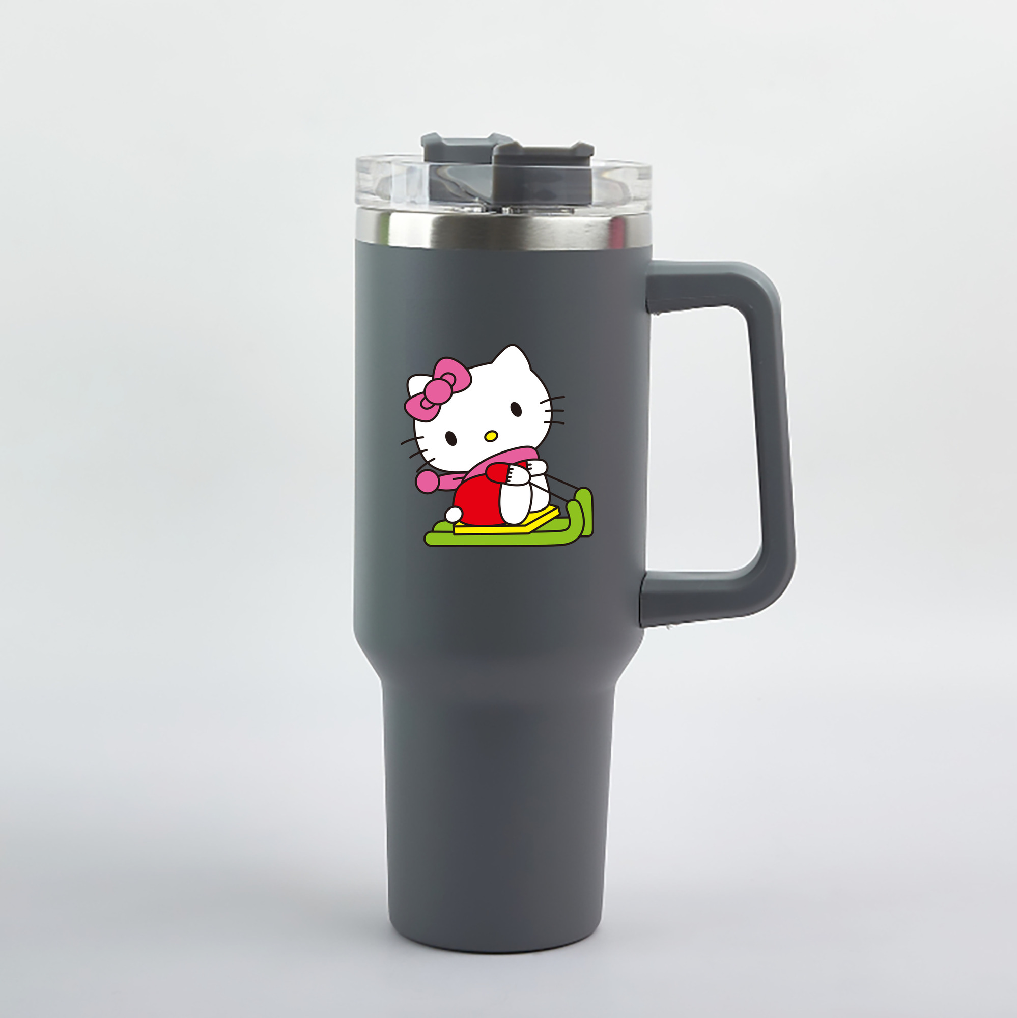 （画像用） Hello Kitty ハローキティ 1200mL車用タンブラー（カラープリント）