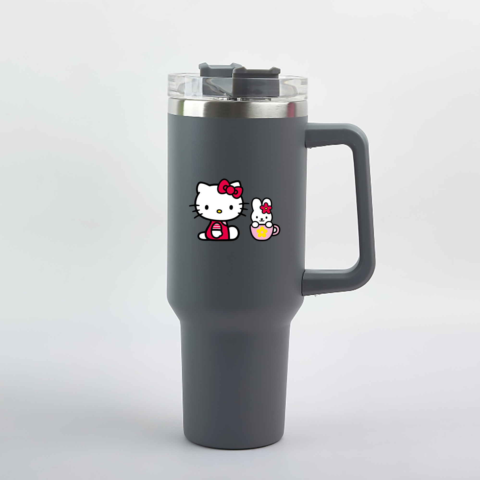 （画像用） Hello Kitty ハローキティ 1200mL車用タンブラー（カラープリント）