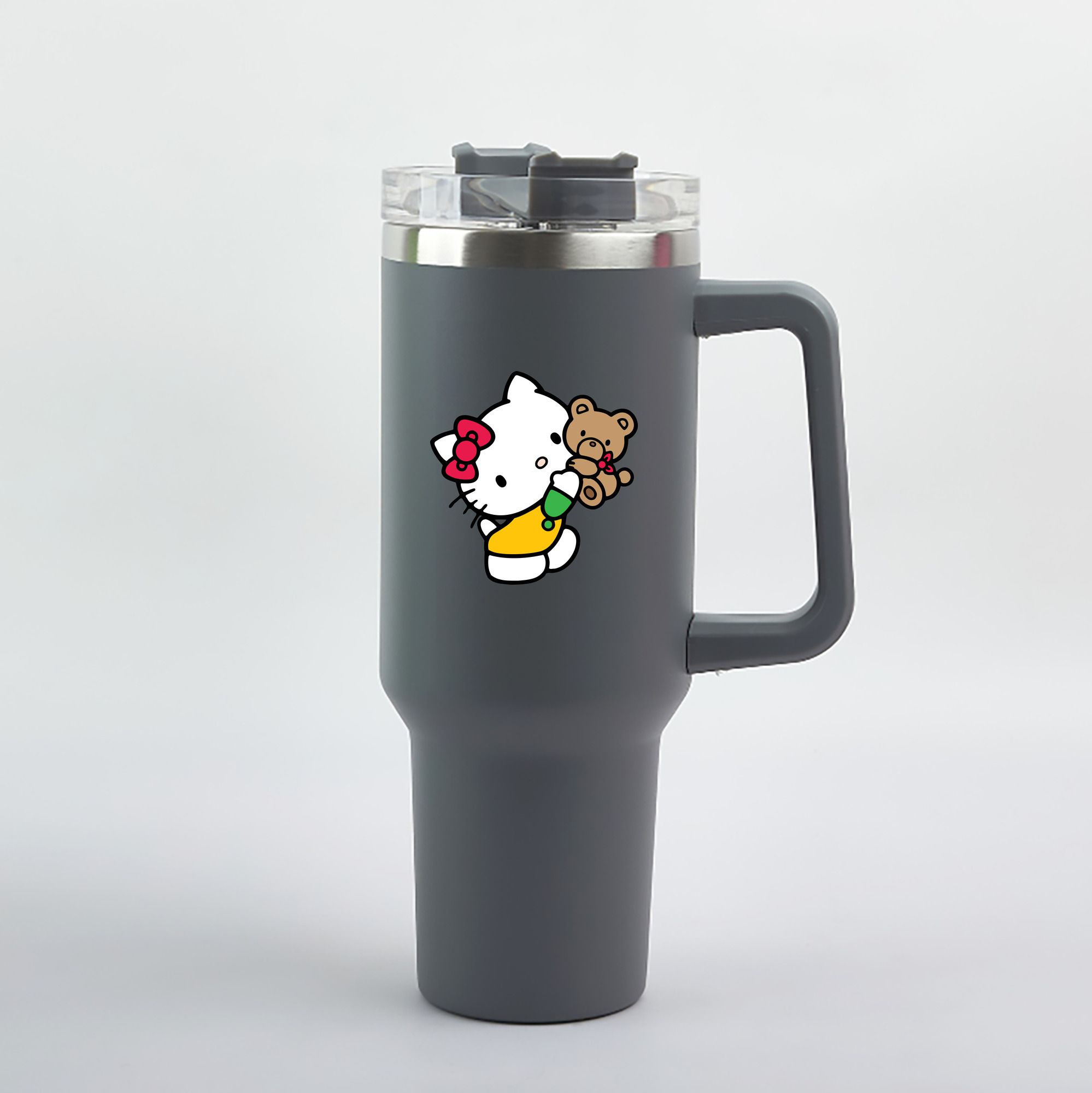 （画像用） Hello Kitty ハローキティ 1200mL車用タンブラー（カラープリント）
