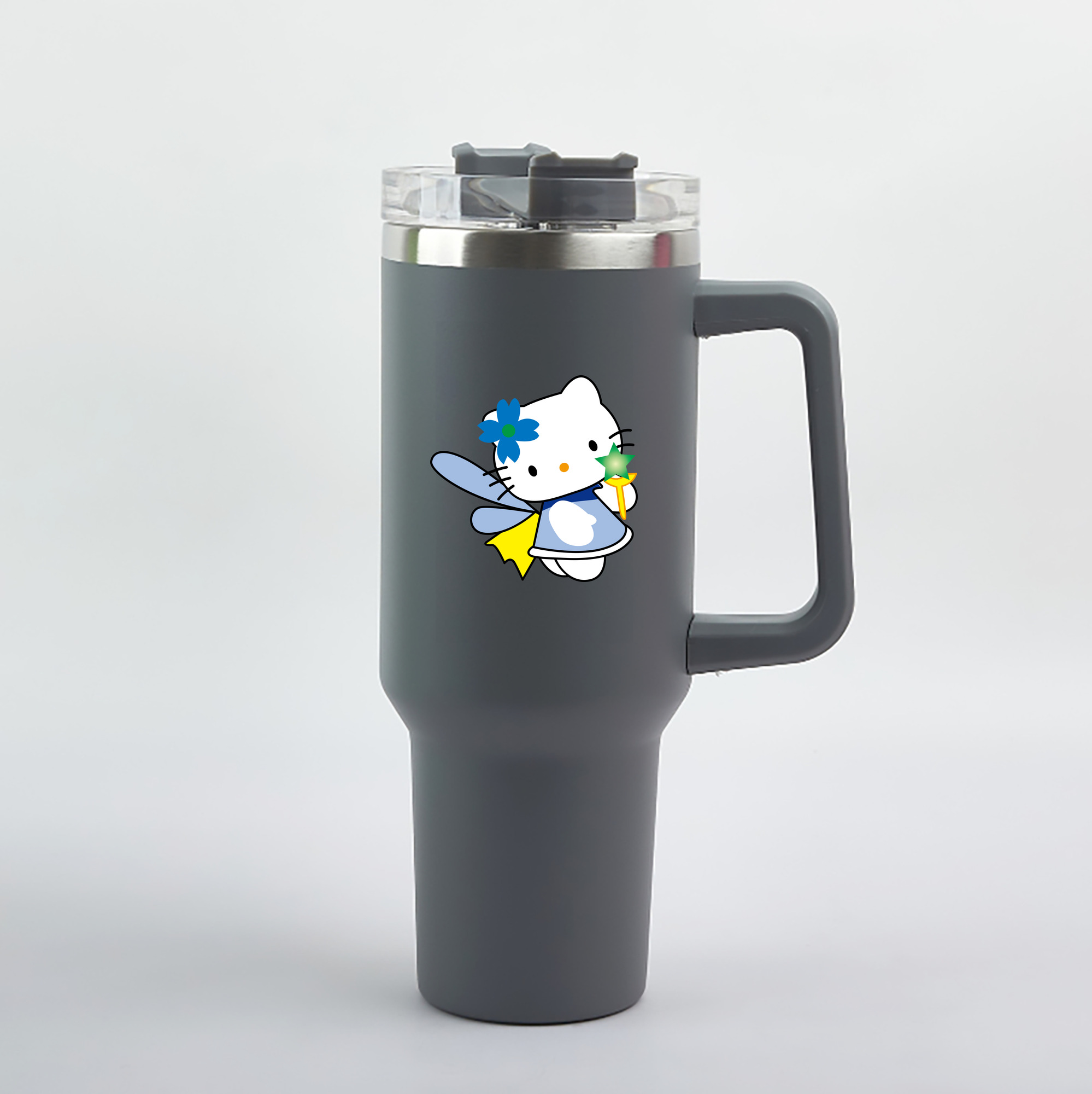 （画像用） Hello Kitty ハローキティ 1200mL車用タンブラー（カラープリント）