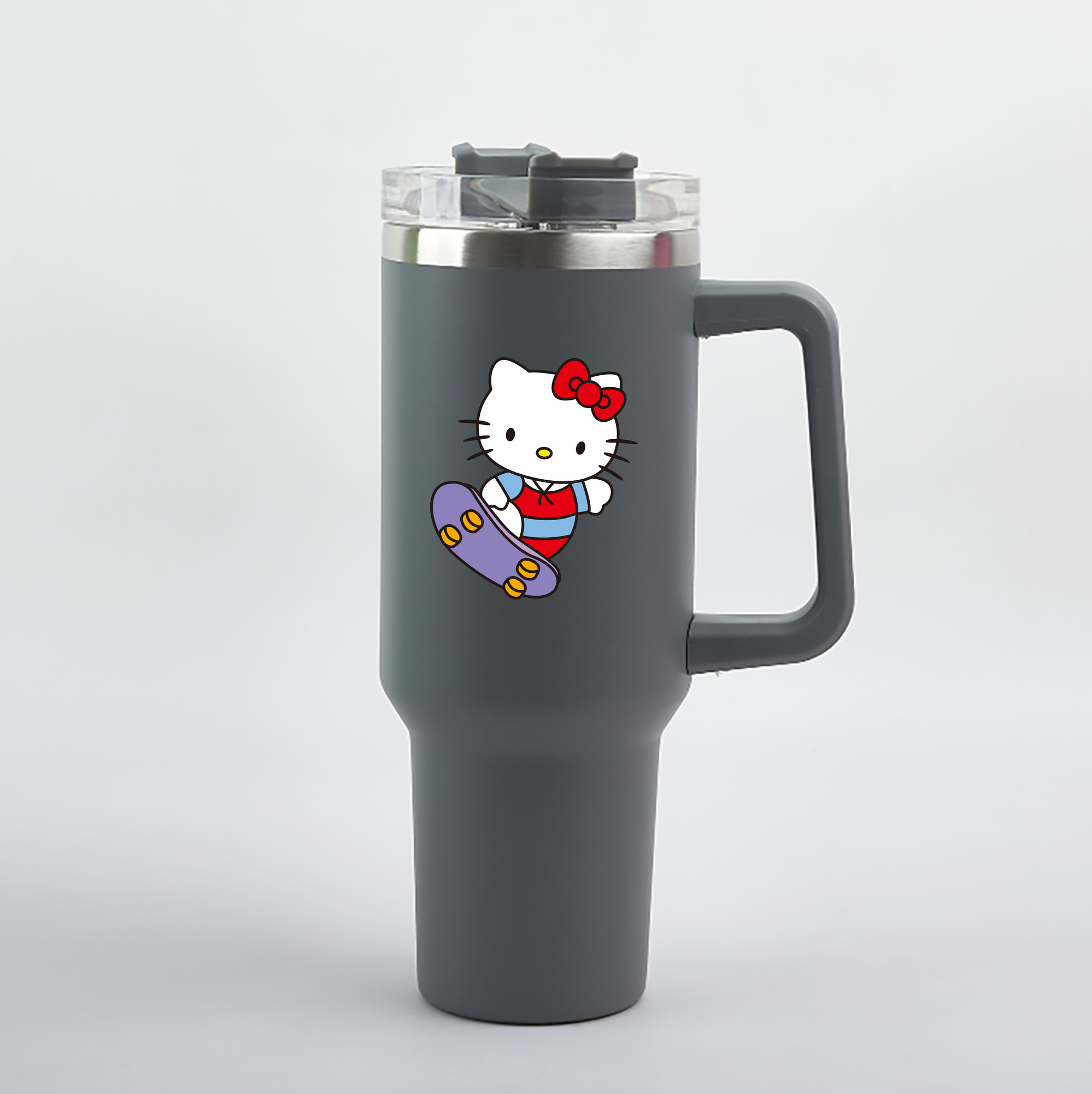 （画像用） Hello Kitty ハローキティ 1200mL車用タンブラー（カラープリント）