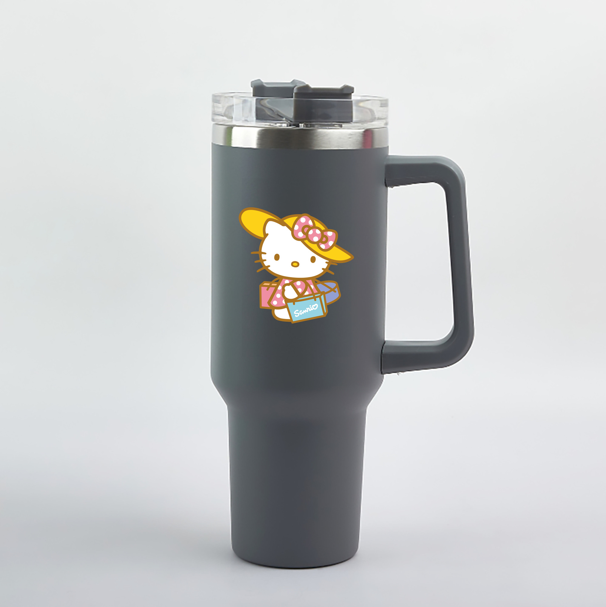 （画像用） Hello Kitty ハローキティ 1200mL車用タンブラー（カラープリント）