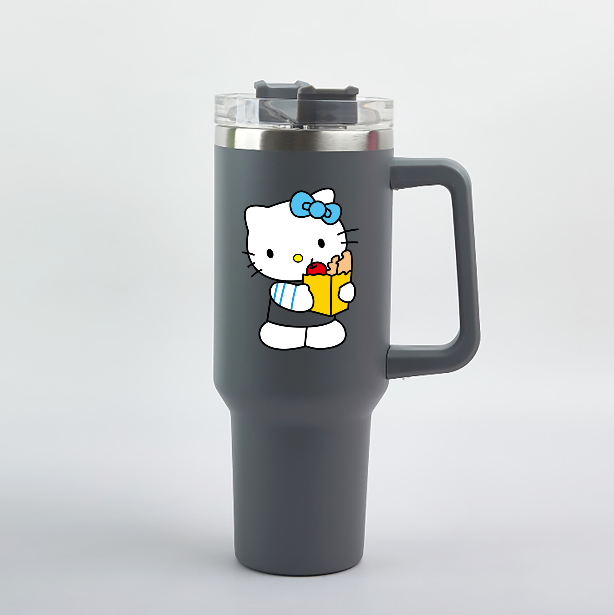 （画像用） Hello Kitty ハローキティ 1200mL車用タンブラー（カラープリント）
