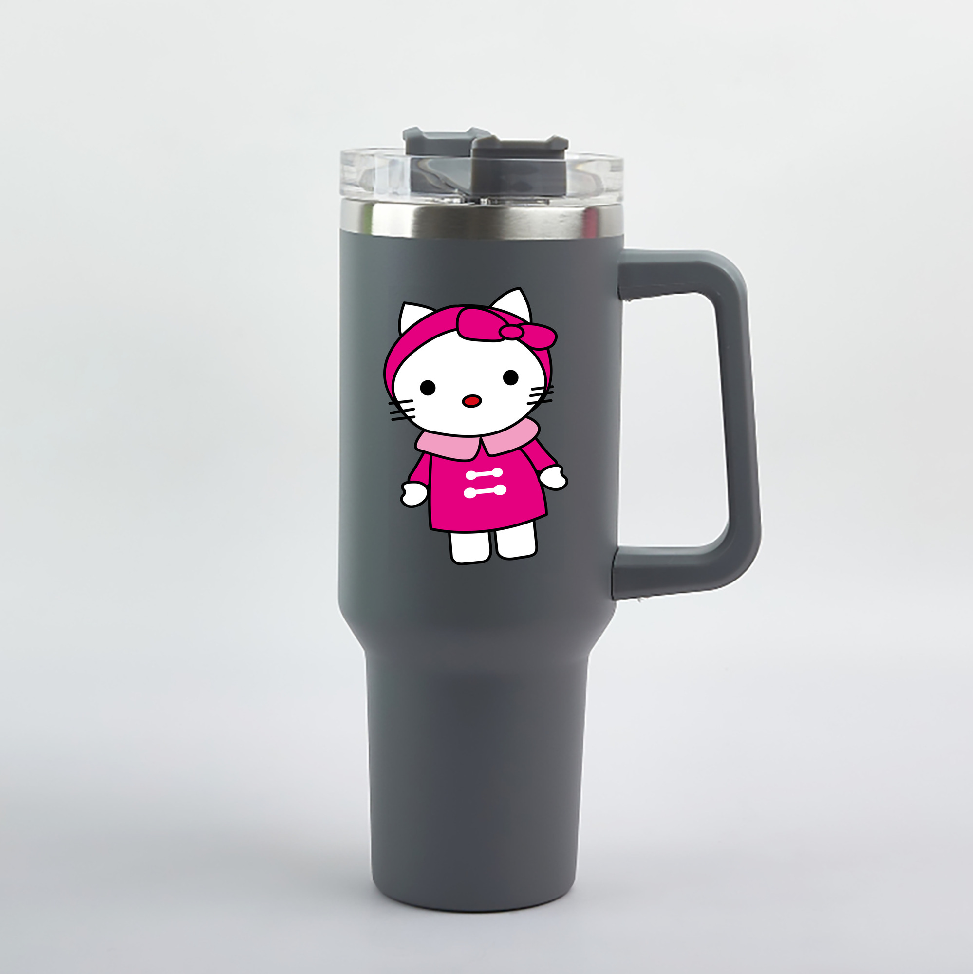 （画像用） Hello Kitty ハローキティ 1200mL車用タンブラー（カラープリント）