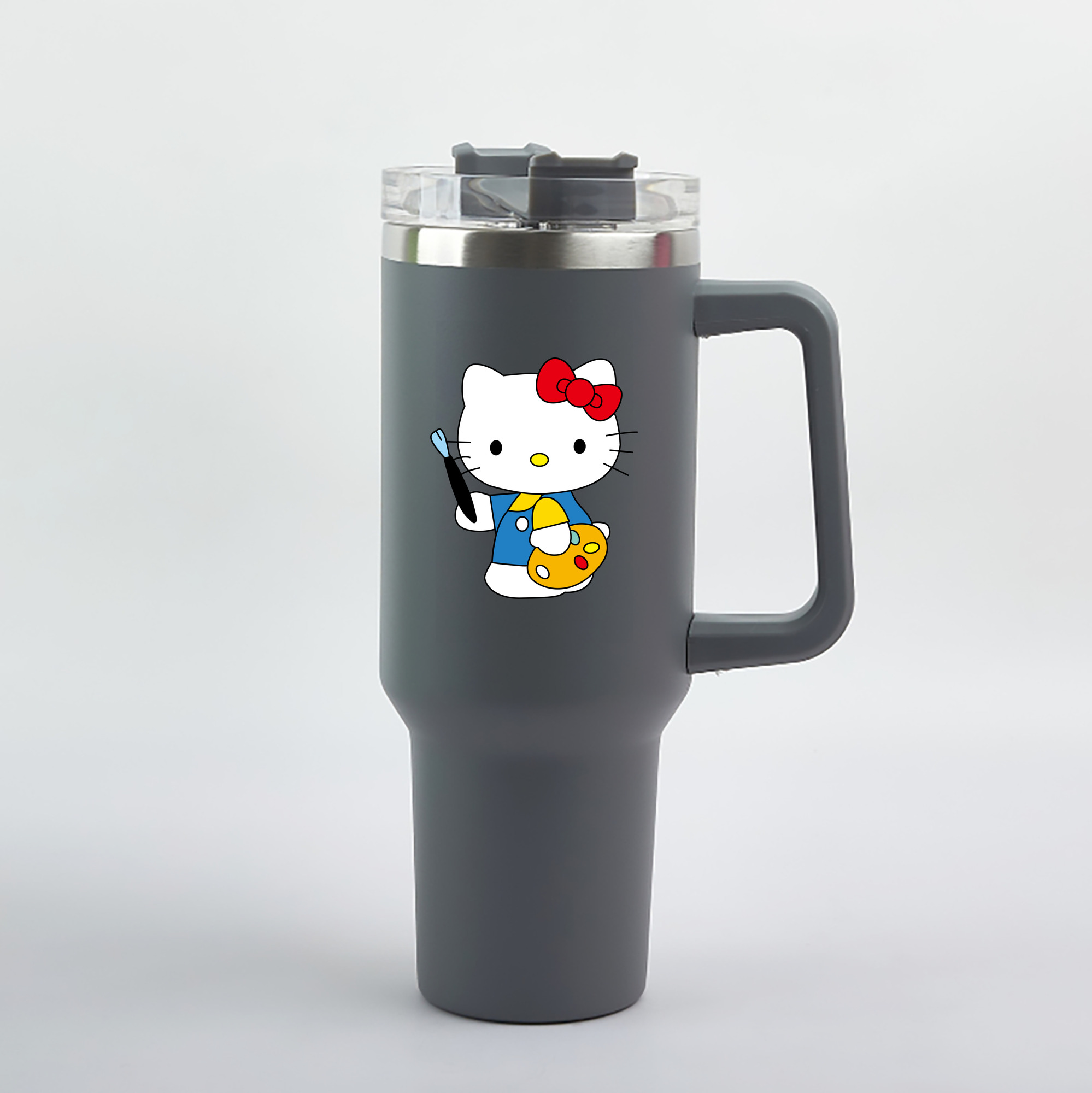 （画像用） Hello Kitty ハローキティ 1200mL車用タンブラー（カラープリント）