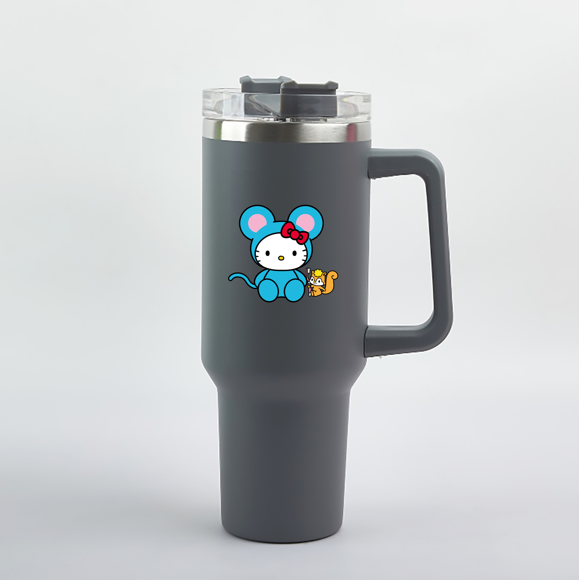 （画像用） Hello Kitty ハローキティ 1200mL車用タンブラー（カラープリント）