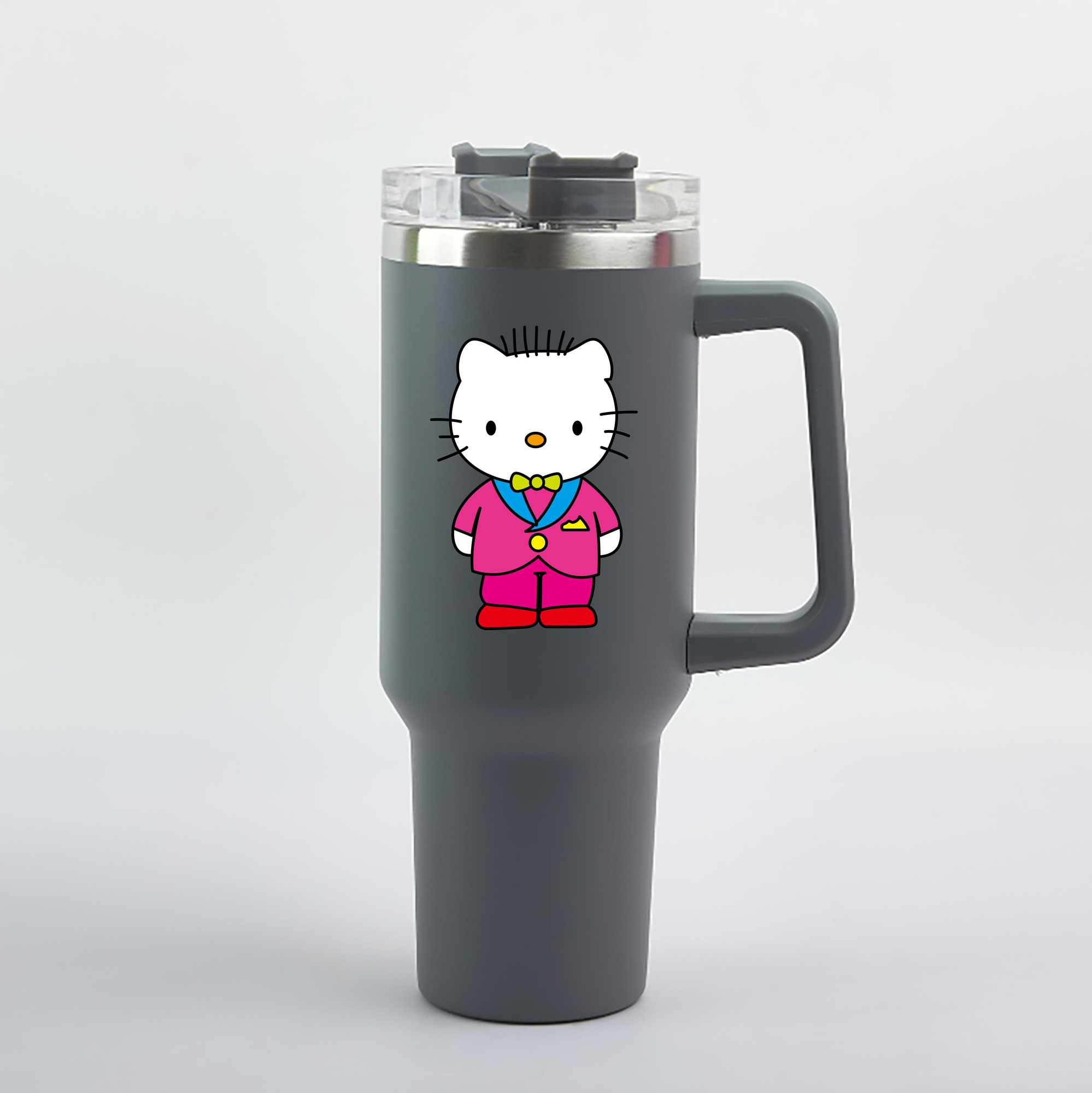 （画像用） Hello Kitty ハローキティ 1200mL車用タンブラー（カラープリント）