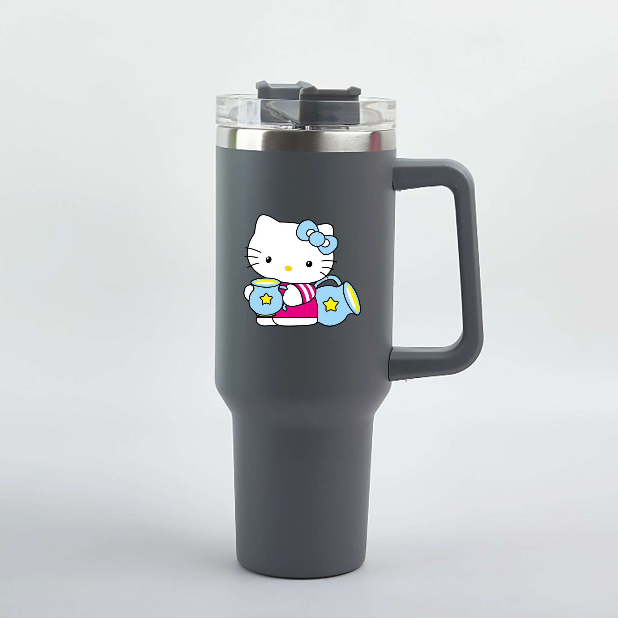 （画像用） Hello Kitty ハローキティ 1200mL車用タンブラー（カラープリント）