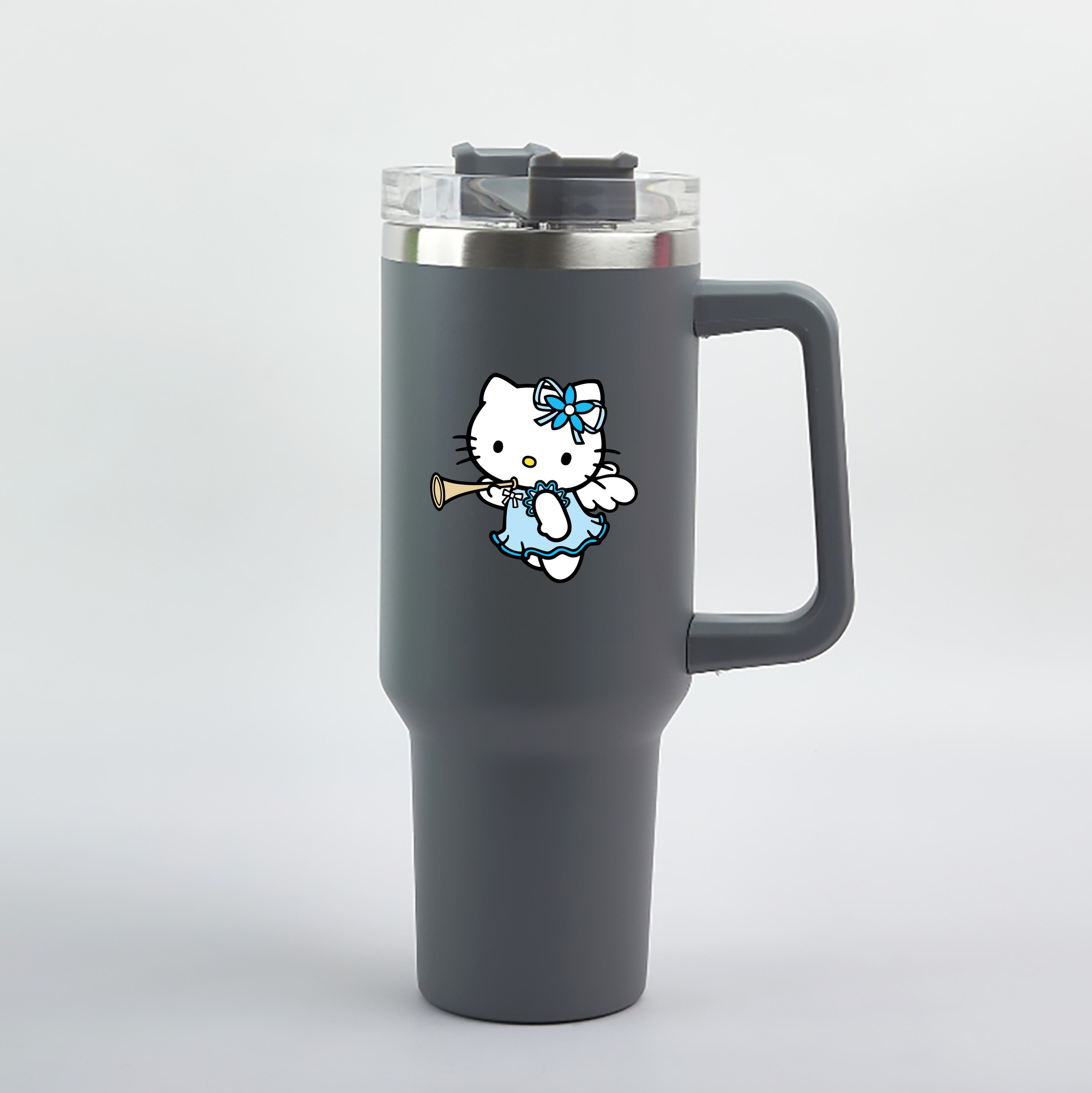 （画像用） Hello Kitty ハローキティ 1200mL車用タンブラー（カラープリント）