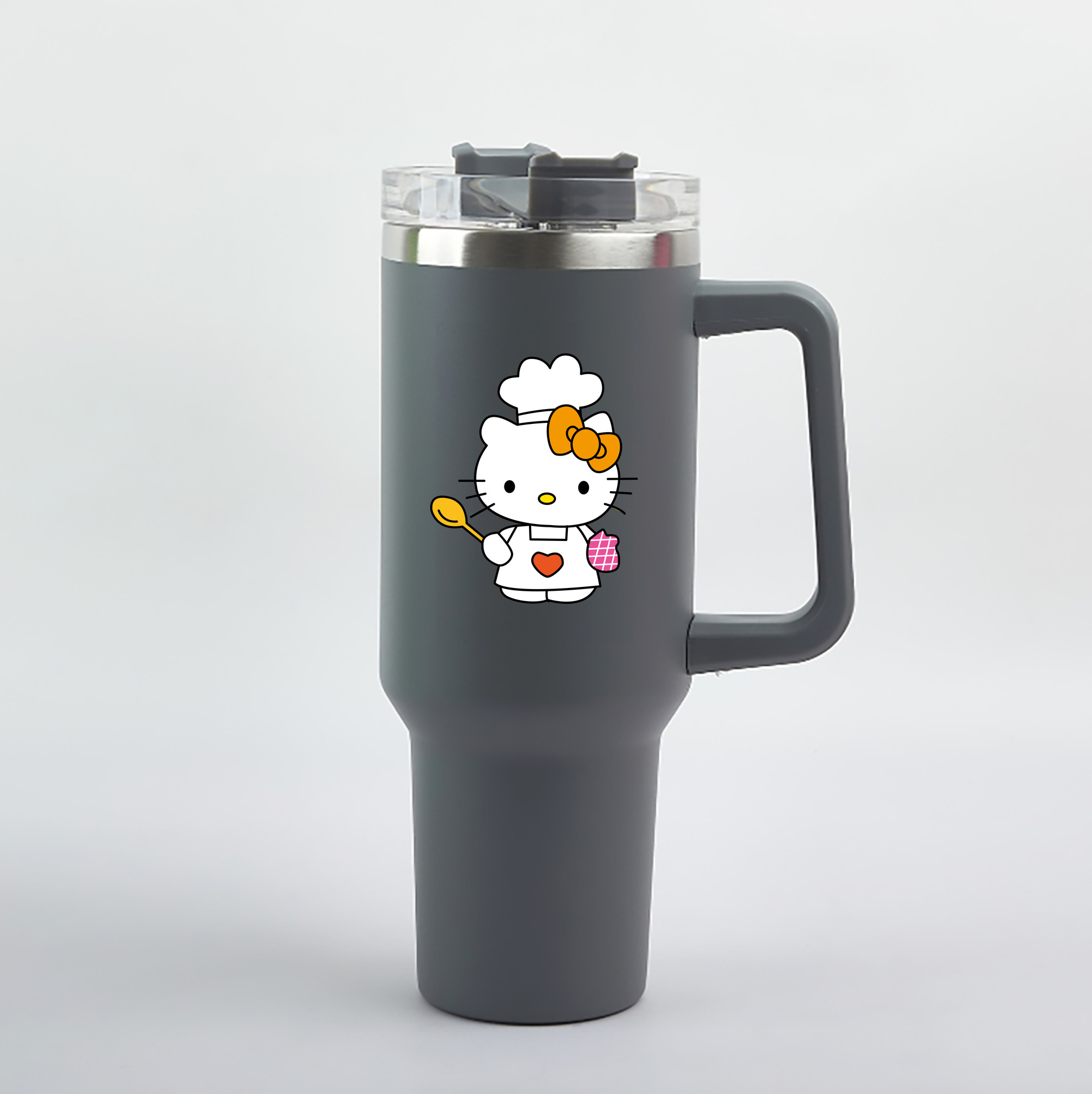 （画像用） Hello Kitty ハローキティ 1200mL車用タンブラー（カラープリント）