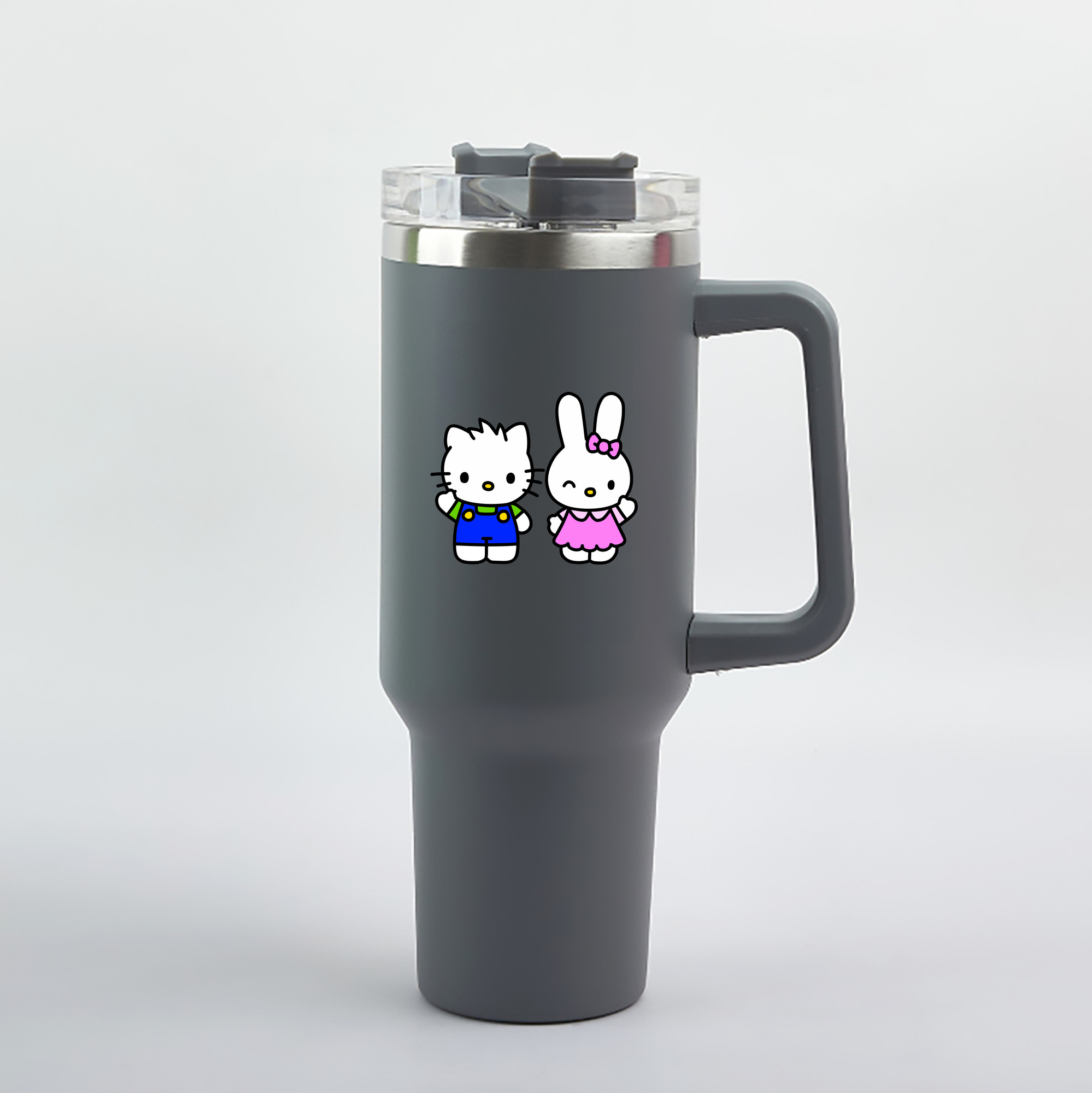 （画像用） Hello Kitty ハローキティ 1200mL車用タンブラー（カラープリント）