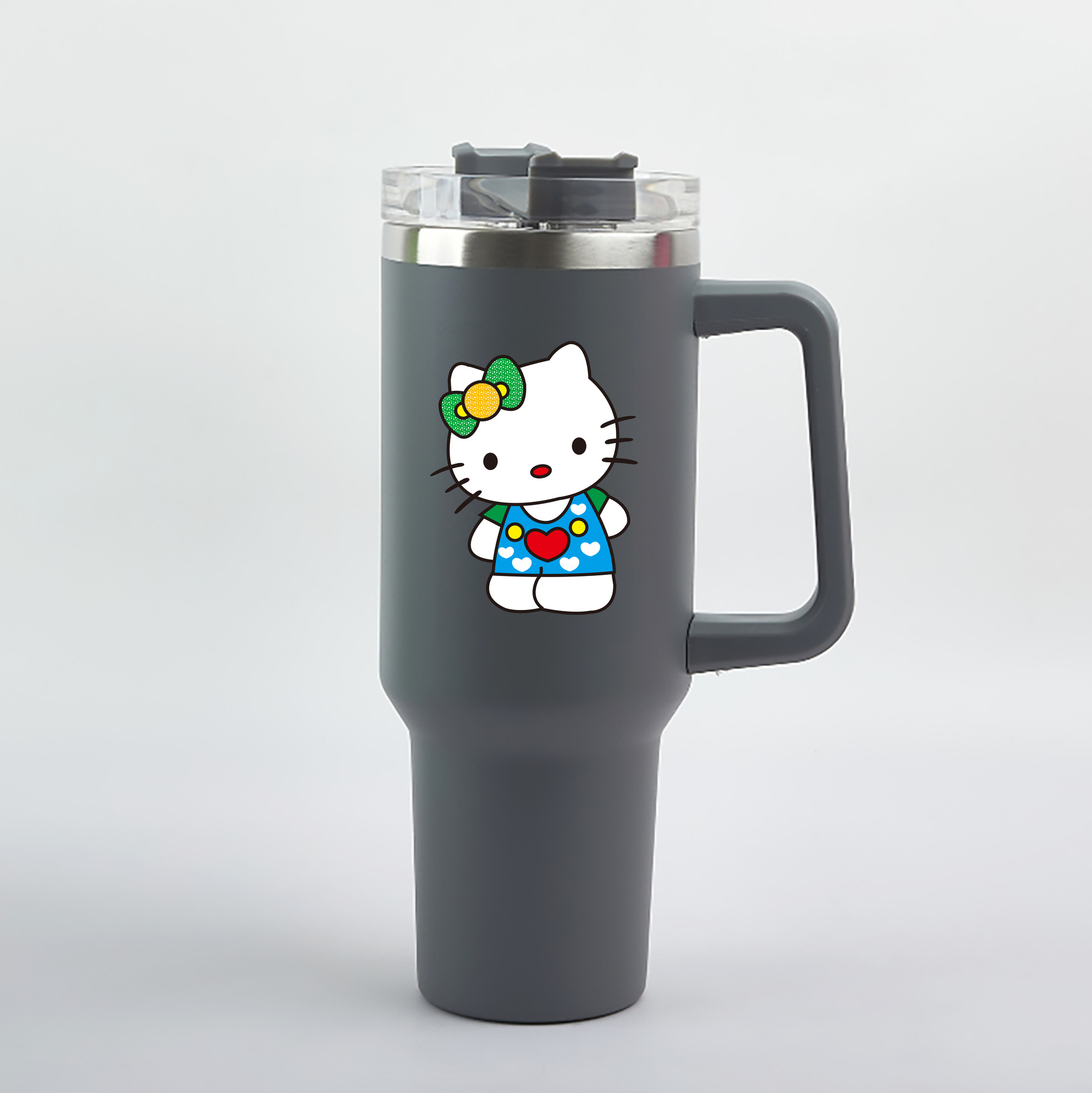 （画像用） Hello Kitty ハローキティ 1200mL車用タンブラー（カラープリント）