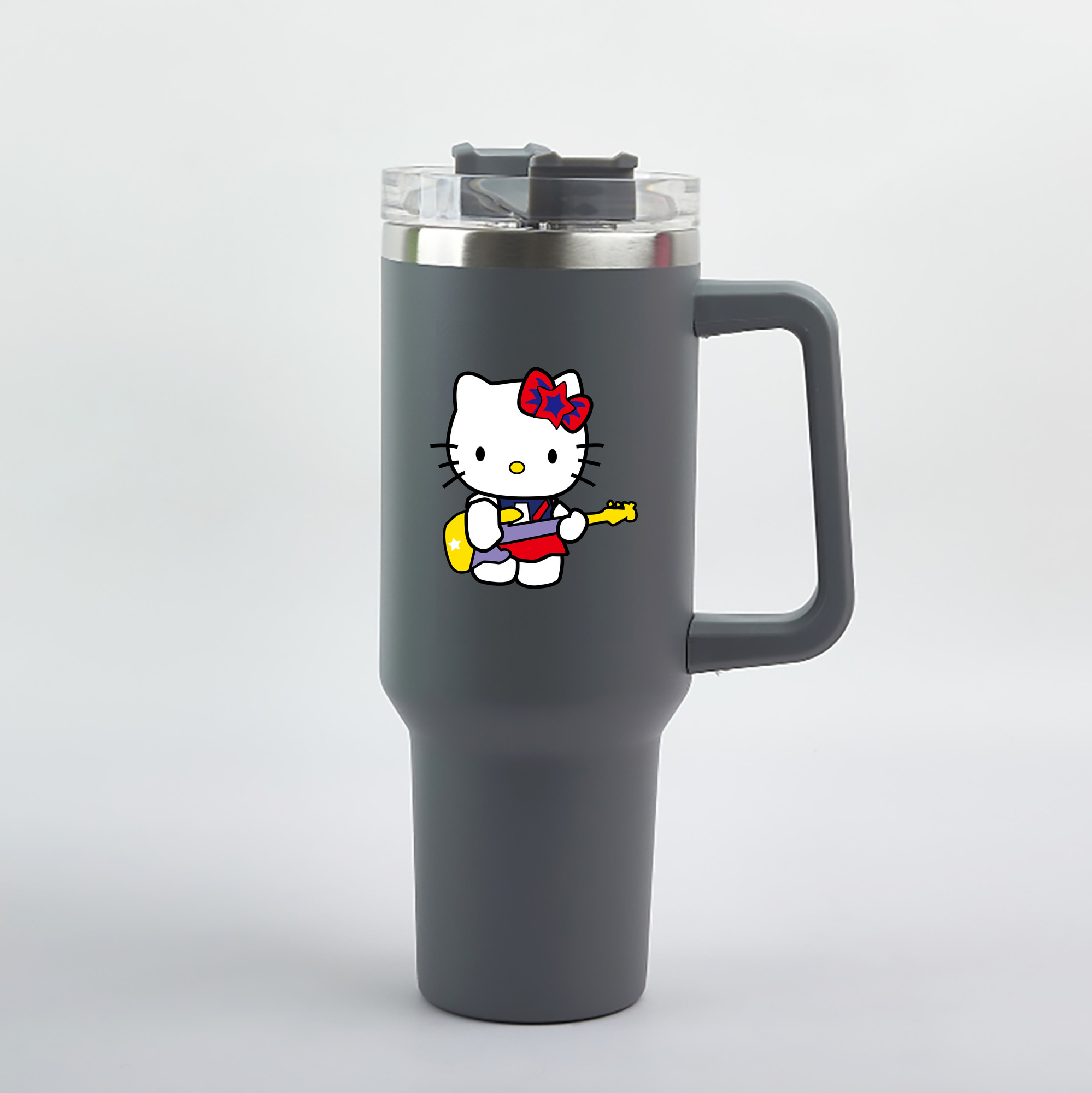 （画像用） Hello Kitty ハローキティ 1200mL車用タンブラー（カラープリント）