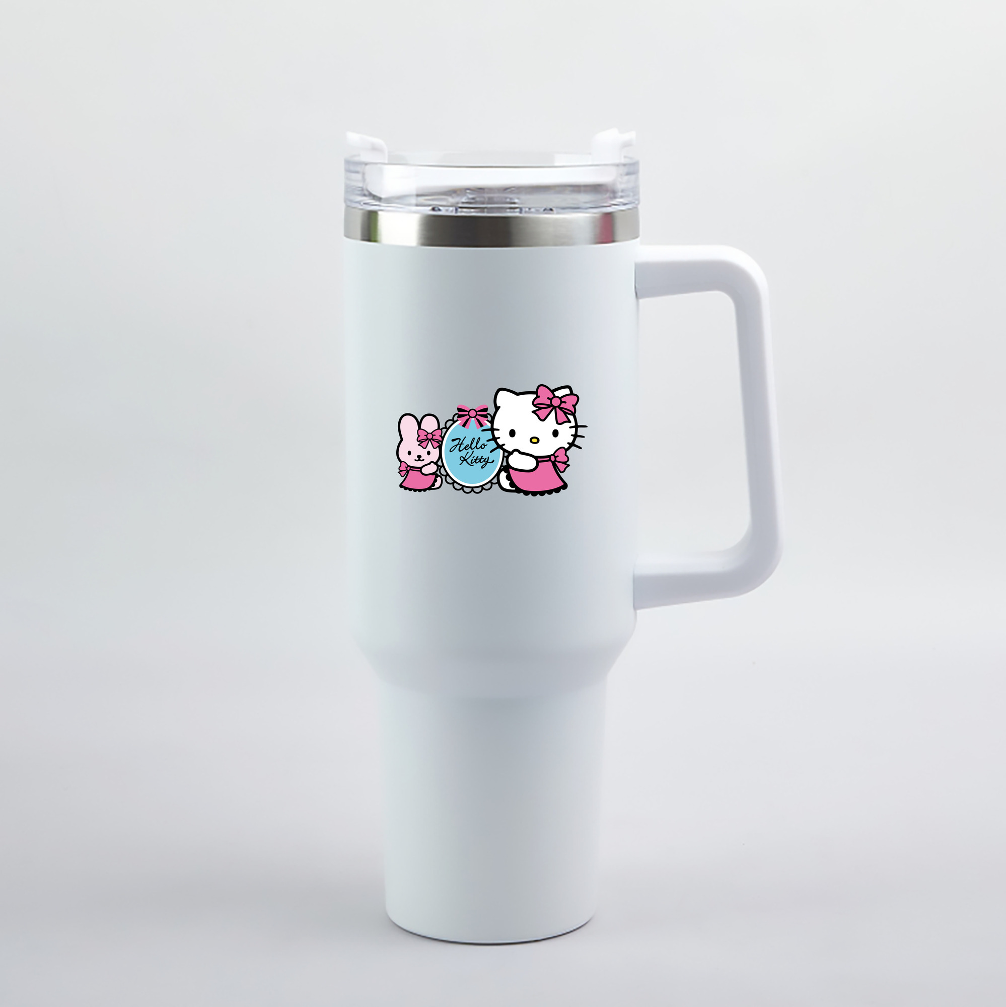 （画像用） Hello Kitty ハローキティ 1200mL車用タンブラー（カラープリント）