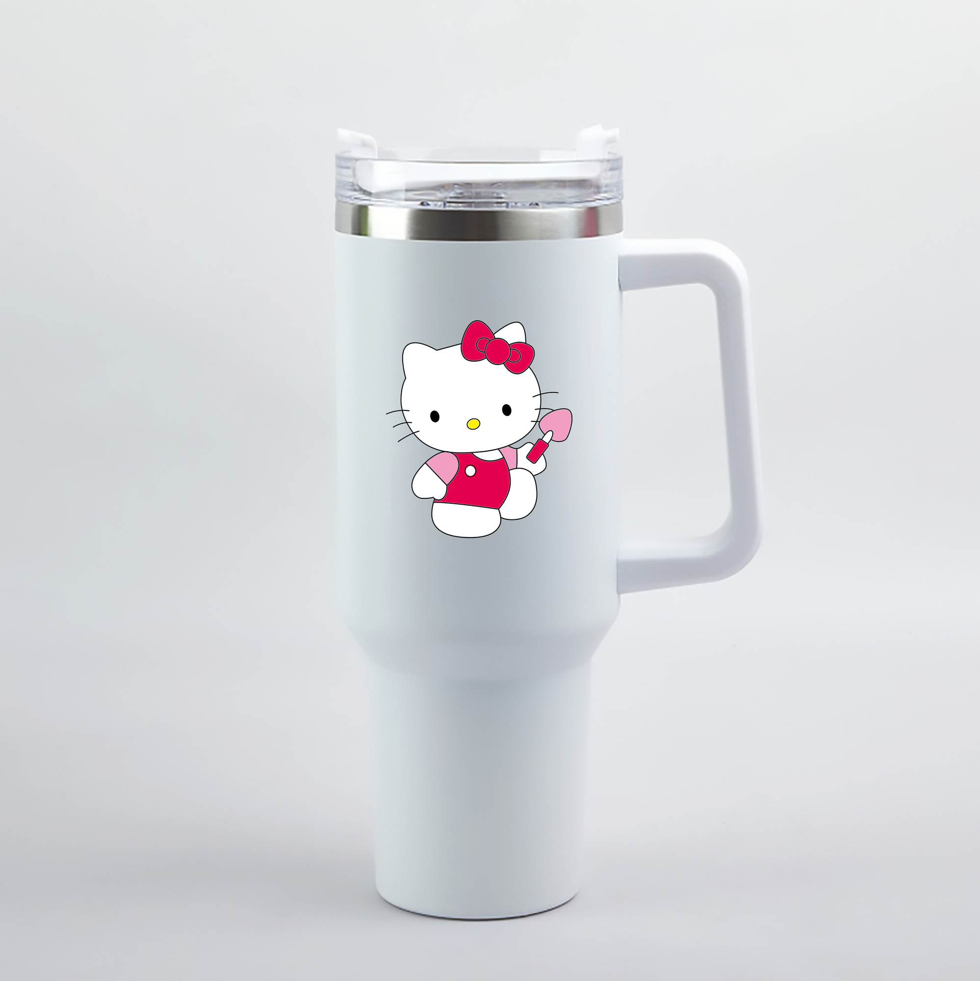 （画像用） Hello Kitty ハローキティ 1200mL車用タンブラー（カラープリント）