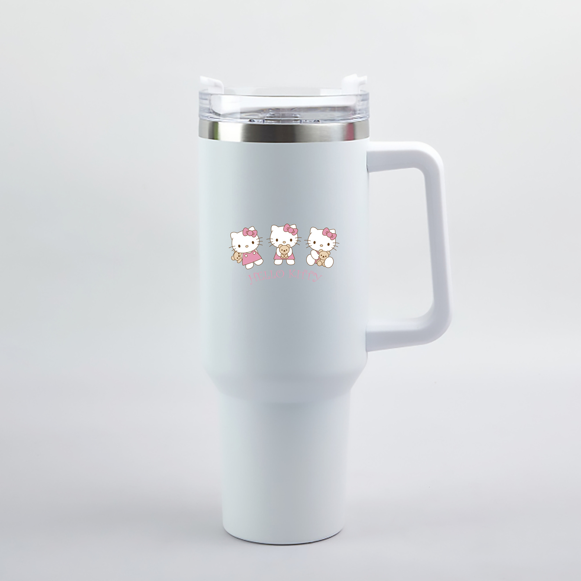 （画像用） Hello Kitty ハローキティ 1200mL車用タンブラー（カラープリント）