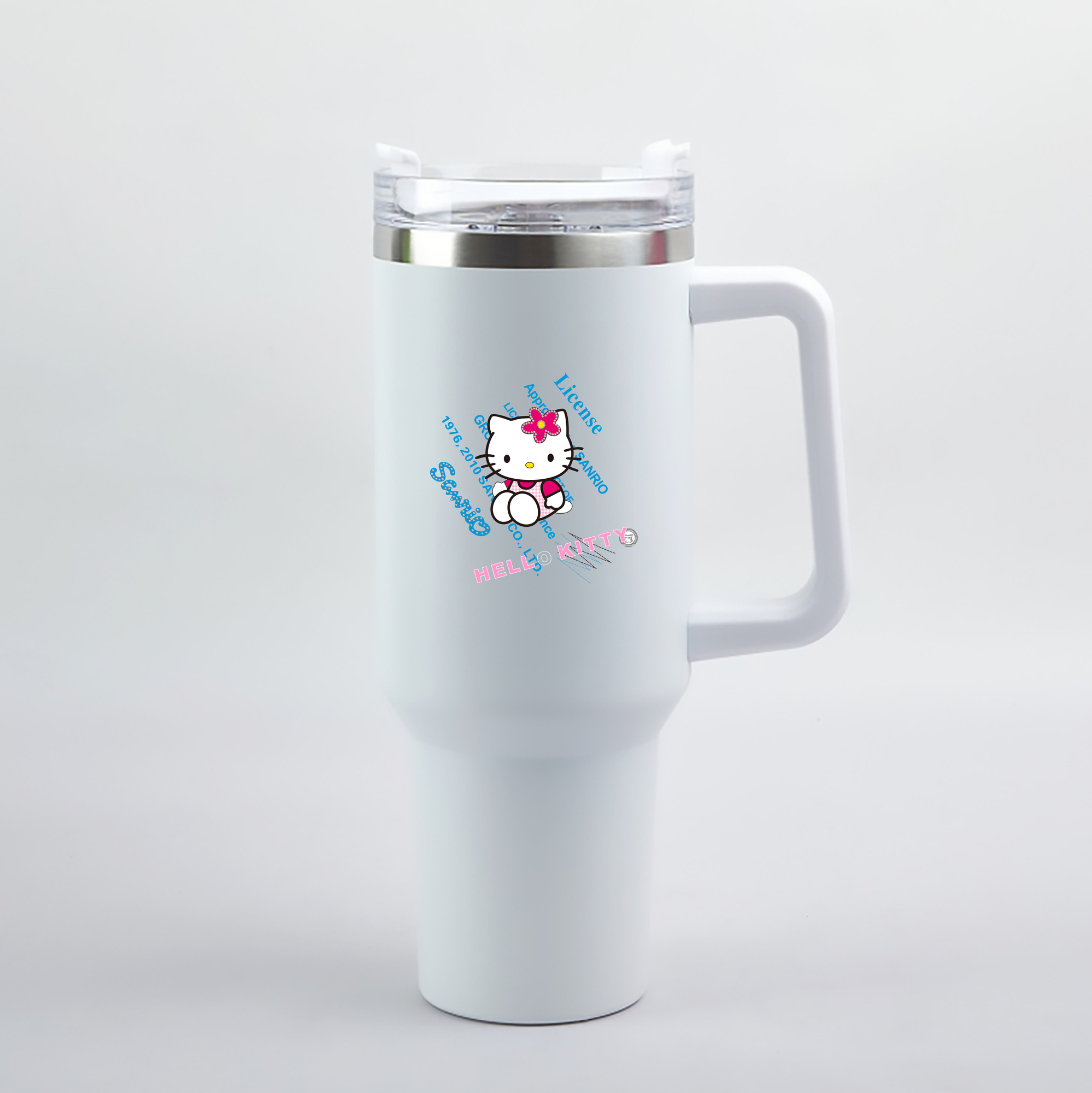 （画像用） Hello Kitty ハローキティ 1200mL車用タンブラー（カラープリント）