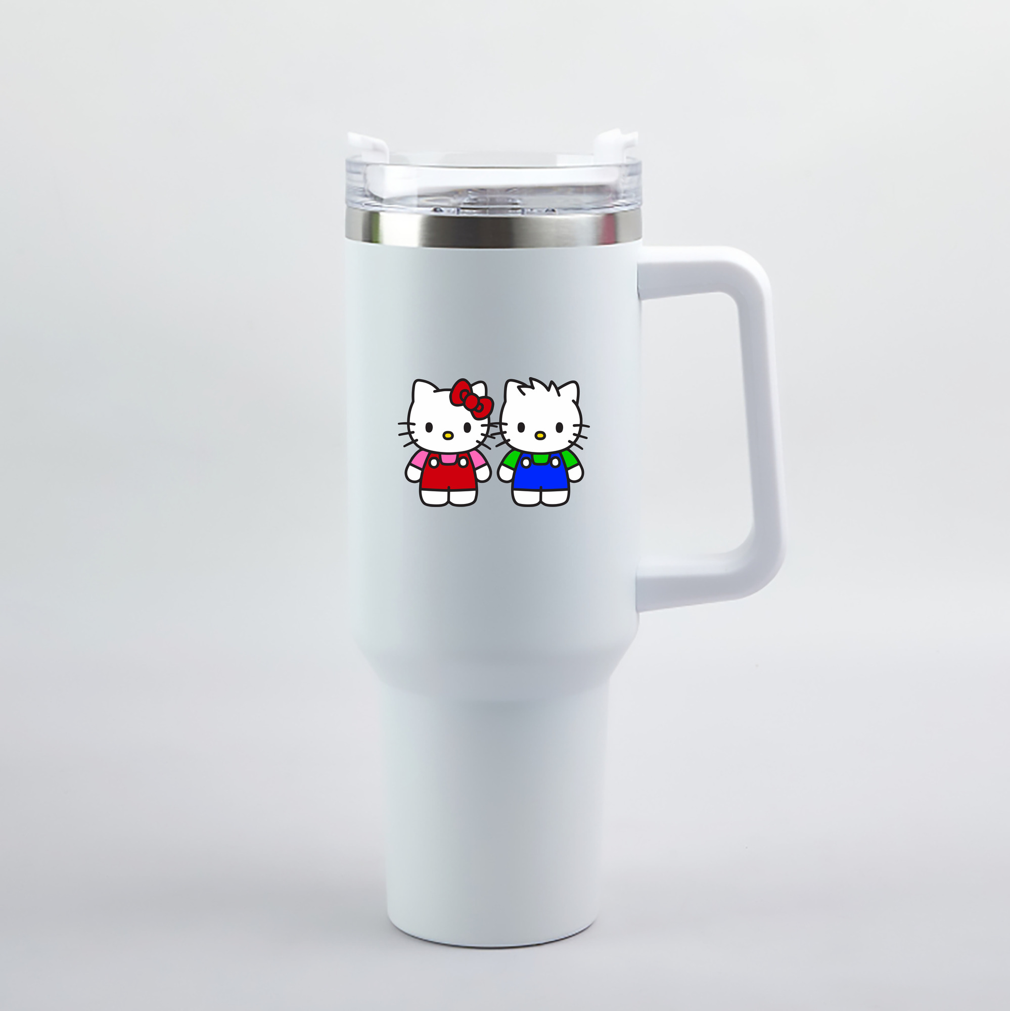 （画像用） Hello Kitty ハローキティ 1200mL車用タンブラー（カラープリント）