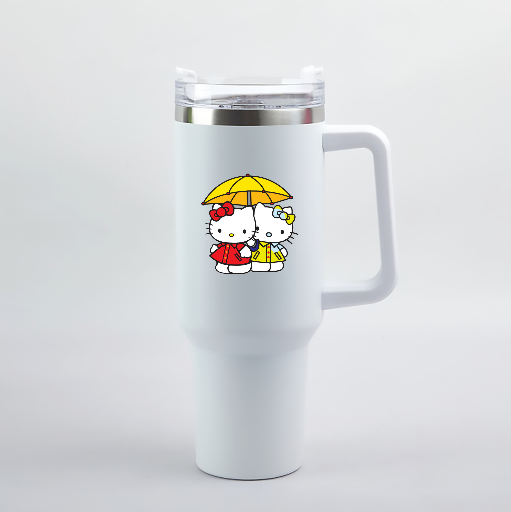 （画像用） Hello Kitty ハローキティ 1200mL車用タンブラー（カラープリント）