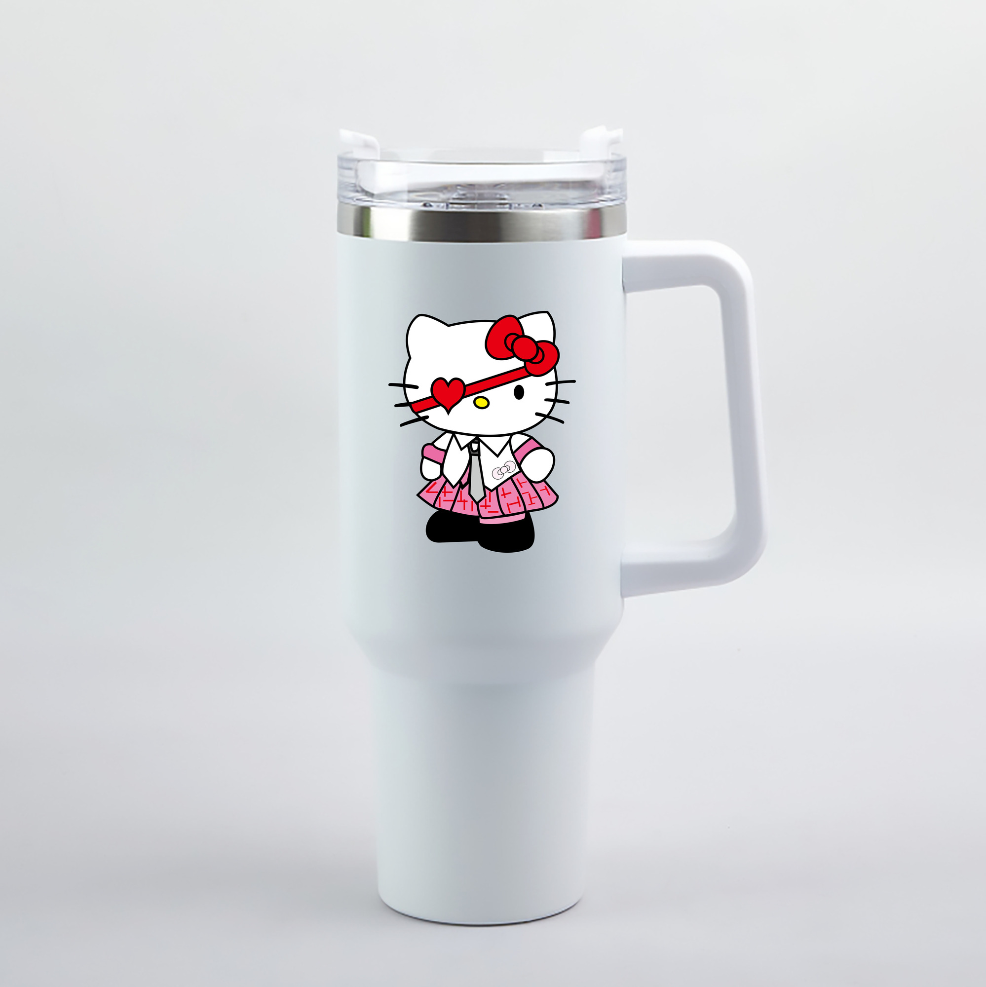 （画像用） Hello Kitty ハローキティ 1200mL車用タンブラー（カラープリント）