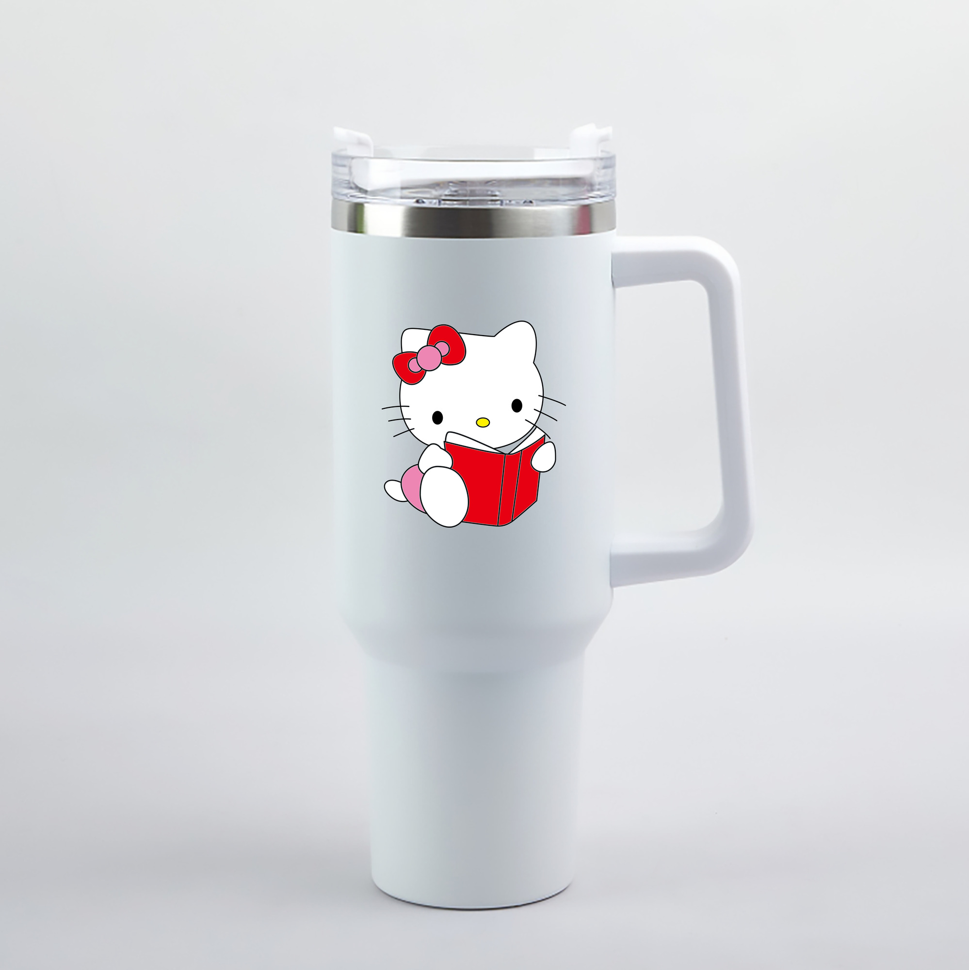 （画像用） Hello Kitty ハローキティ 1200mL車用タンブラー（カラープリント）