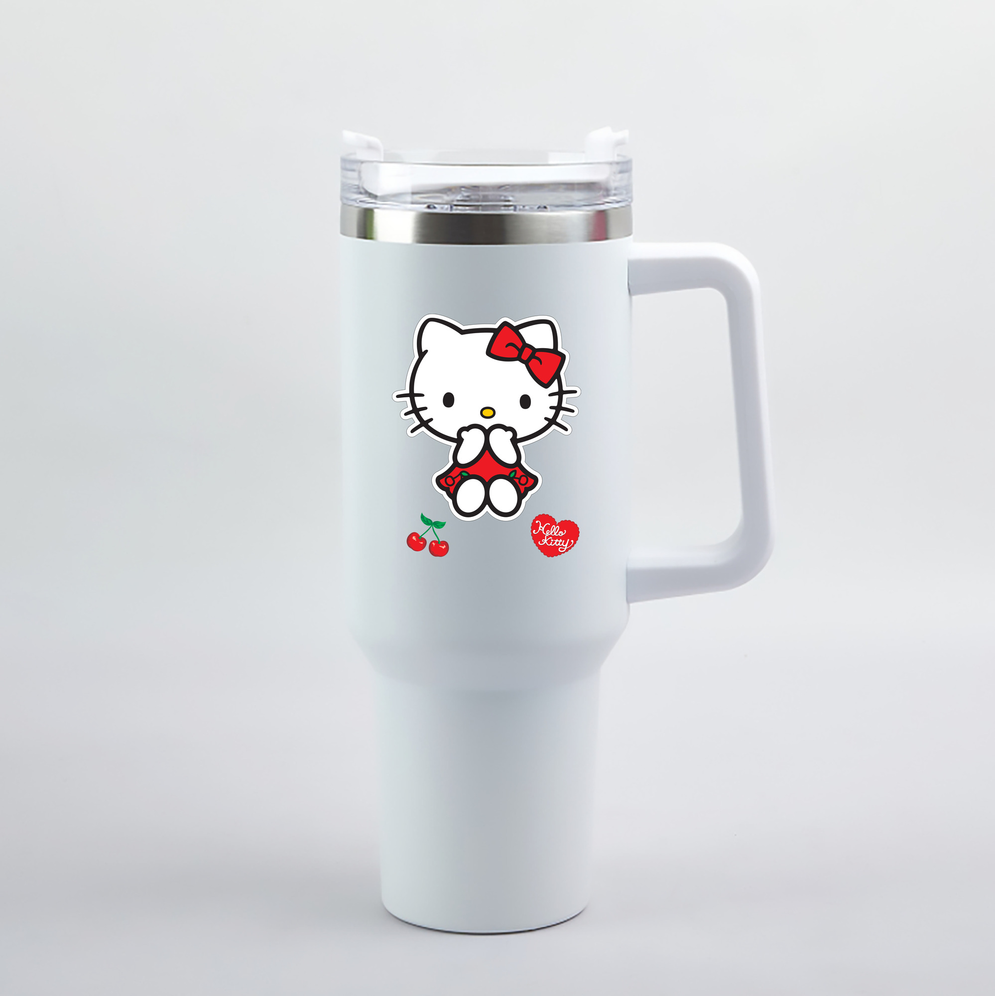 （画像用） Hello Kitty ハローキティ 1200mL車用タンブラー（カラープリント）