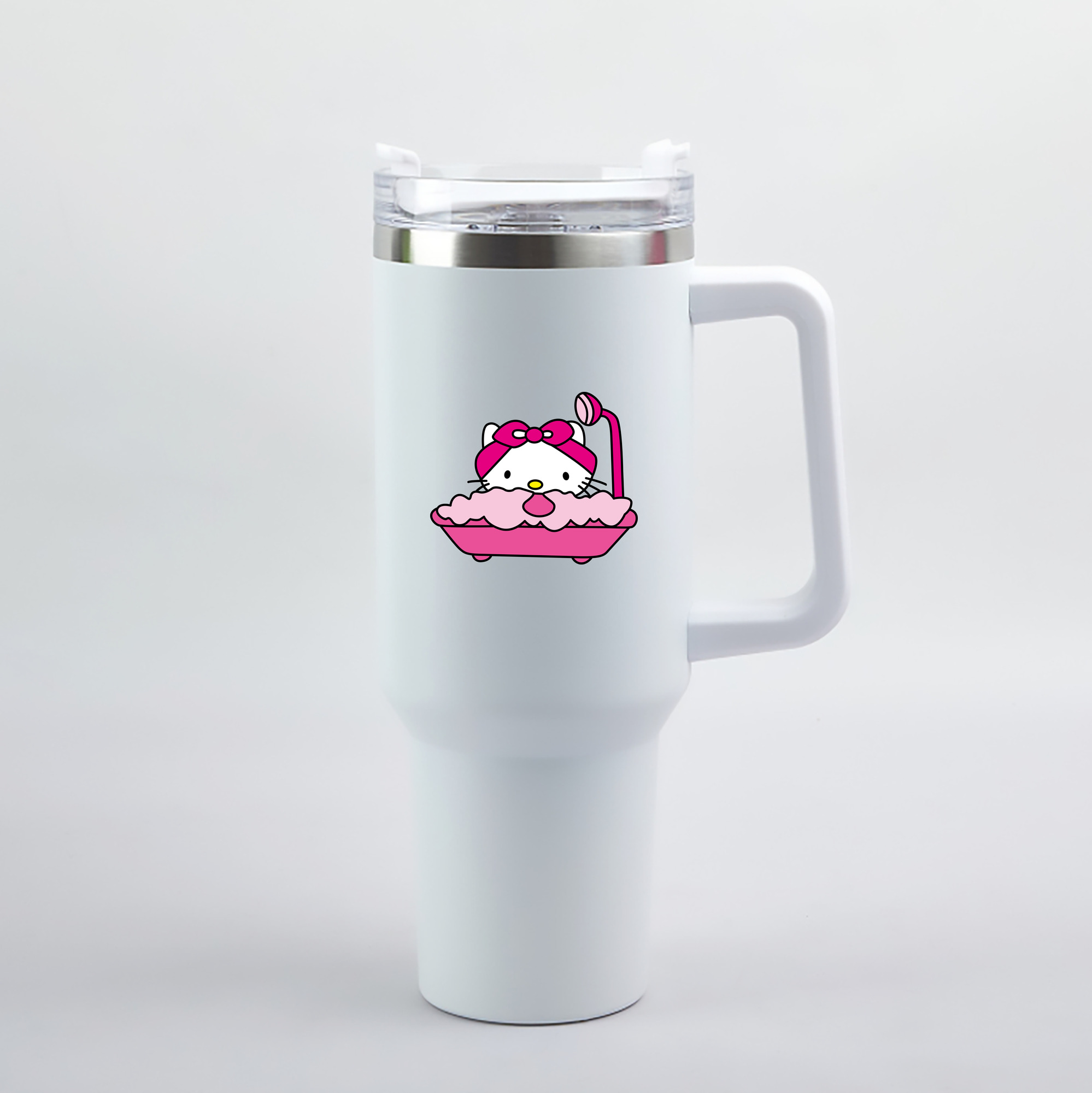 （画像用） Hello Kitty ハローキティ 1200mL車用タンブラー（カラープリント）