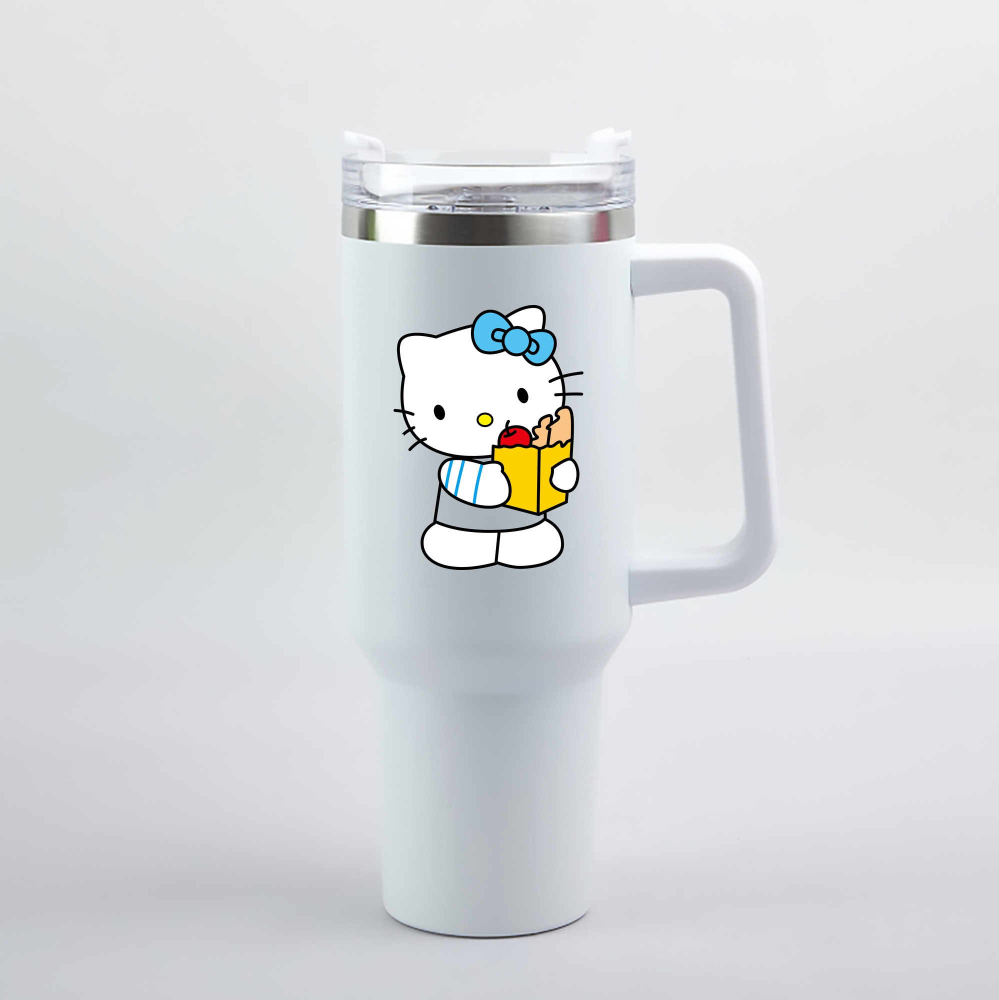 （画像用） Hello Kitty ハローキティ 1200mL車用タンブラー（カラープリント）
