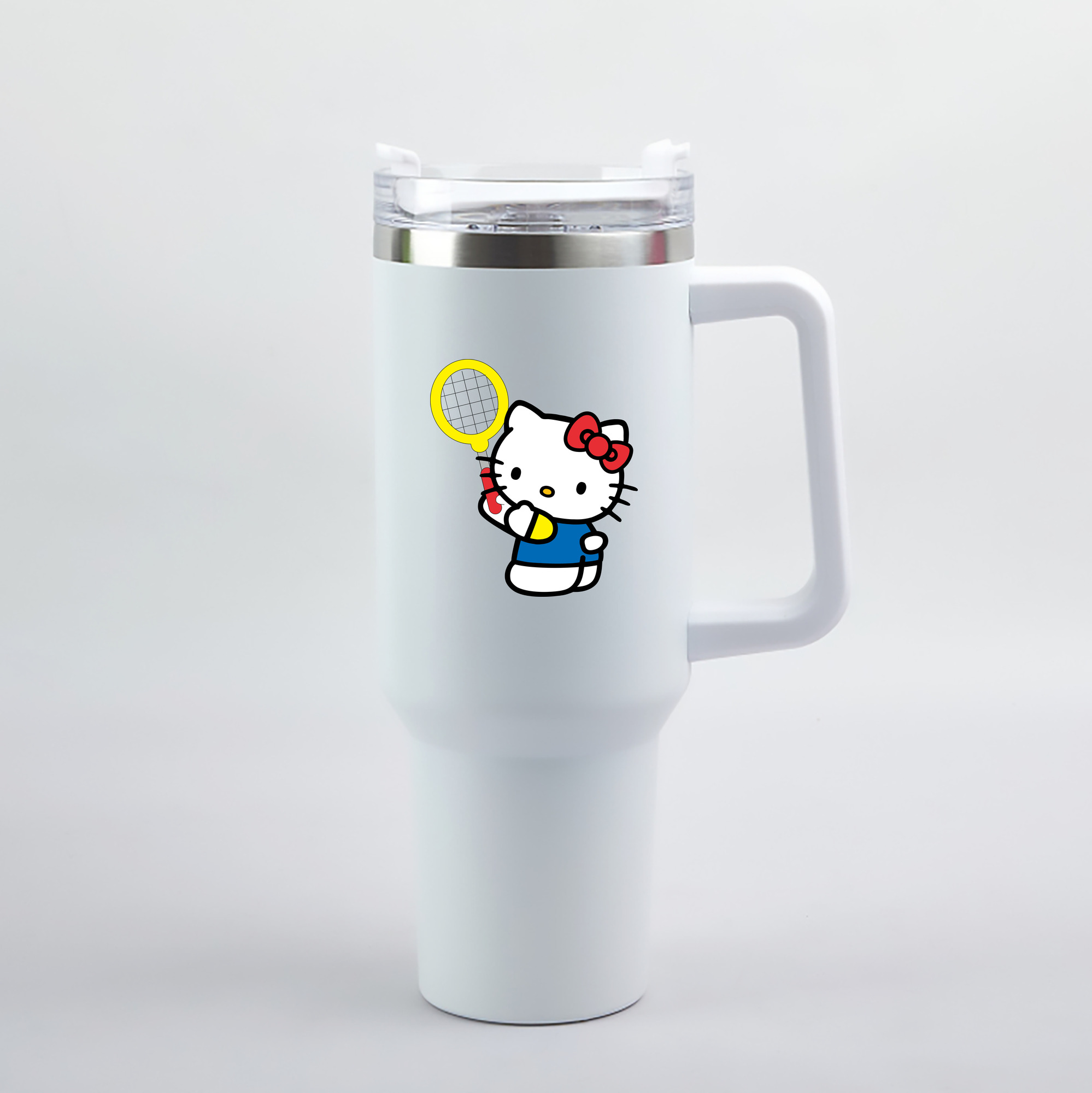 （画像用） Hello Kitty ハローキティ 1200mL車用タンブラー（カラープリント）