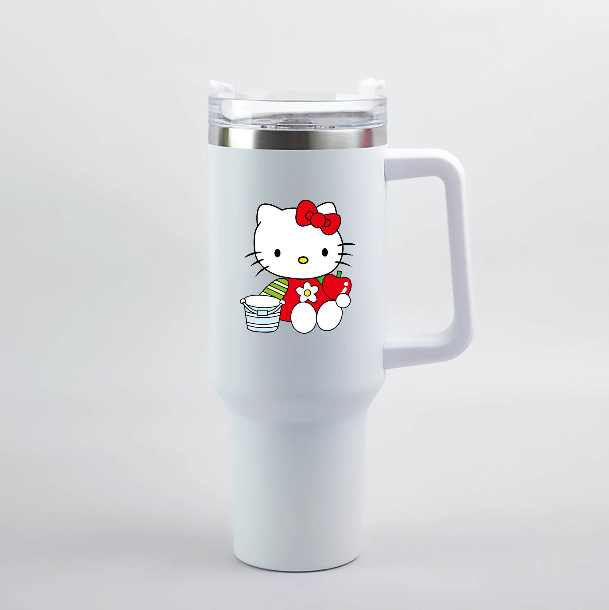 （画像用） Hello Kitty ハローキティ 1200mL車用タンブラー（カラープリント）