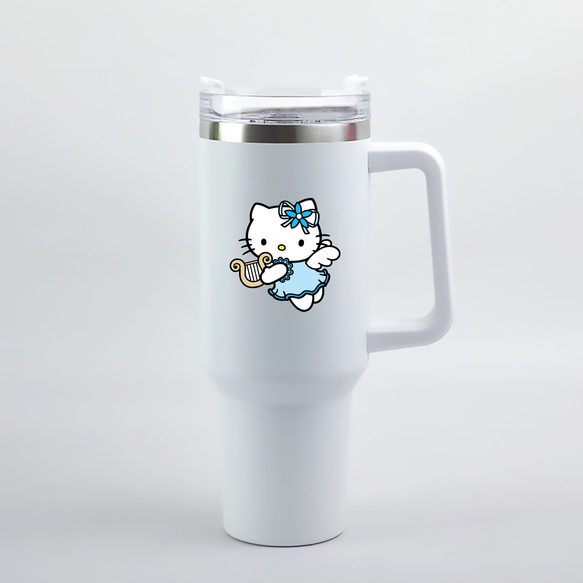 （画像用） Hello Kitty ハローキティ 1200mL車用タンブラー（カラープリント）