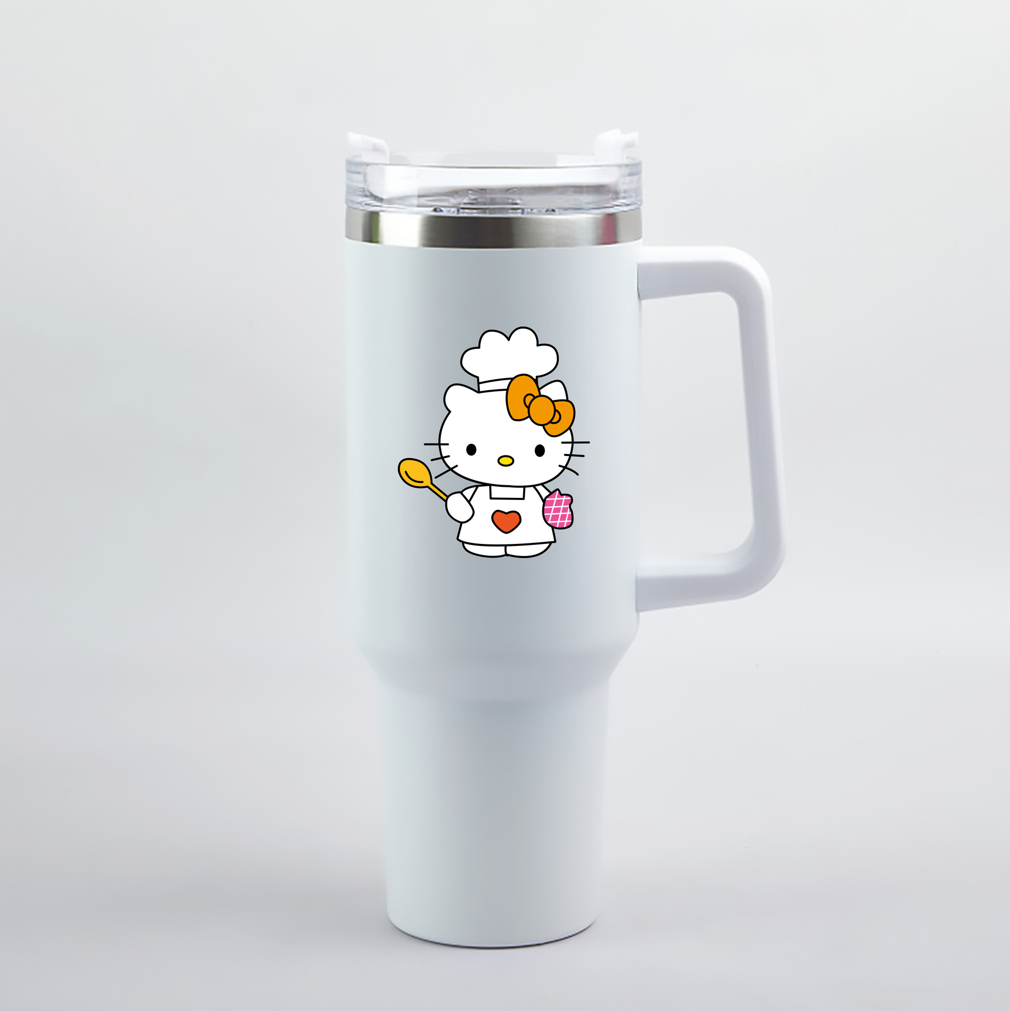 （画像用） Hello Kitty ハローキティ 1200mL車用タンブラー（カラープリント）