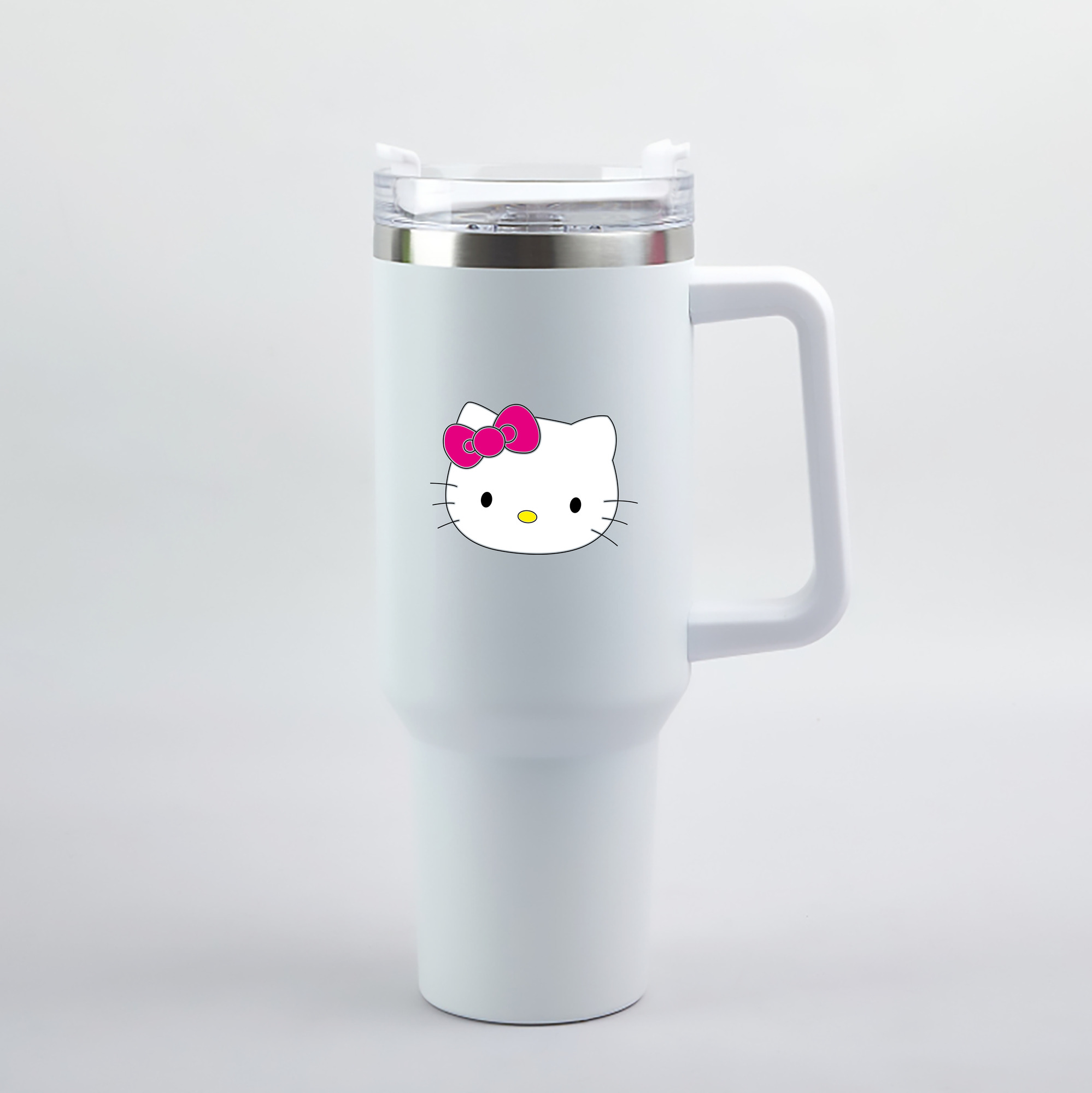 （画像用） Hello Kitty ハローキティ 1200mL車用タンブラー（カラープリント）
