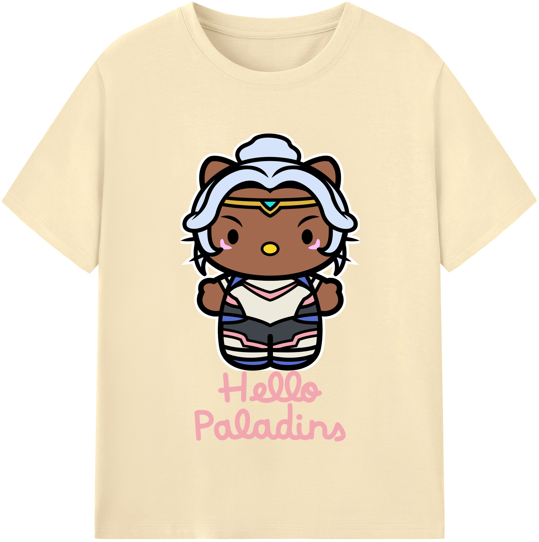 （画像用） Hello Kitty ハローキティ 綿100％半袖Tシャツ（フロントプリント）