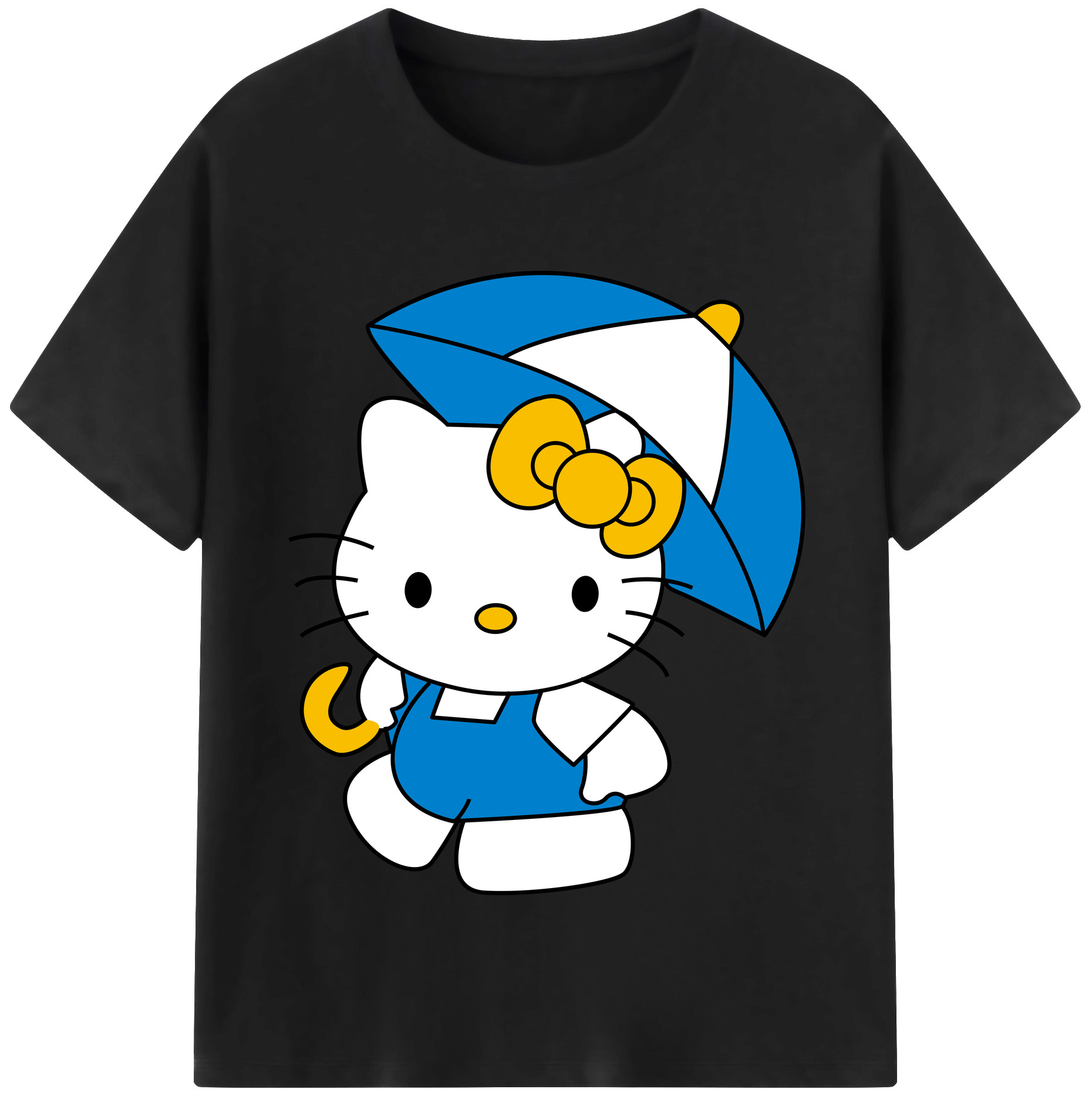 （画像用） Hello Kitty ハローキティ 綿100％半袖Tシャツ（フロントプリント）