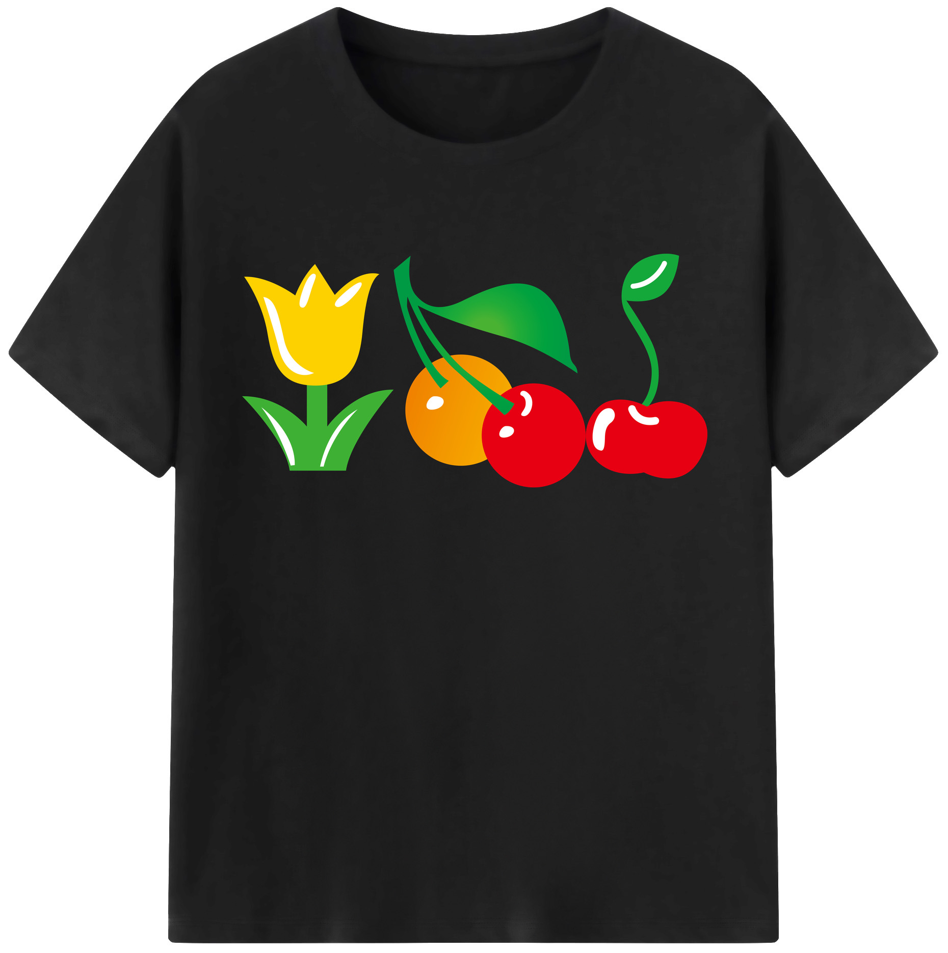 （画像用） Hello Kitty ハローキティ 綿100％半袖Tシャツ（フロントプリント）